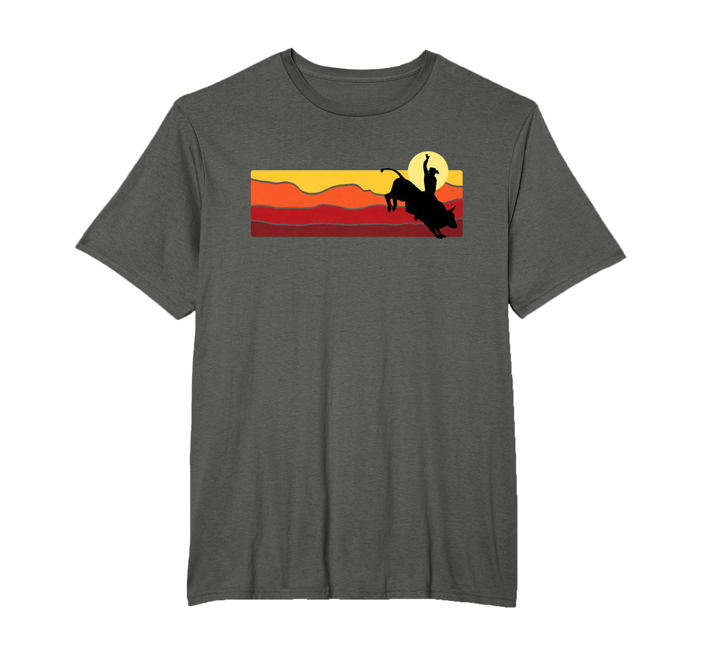 Bull Riding Rodeo Cowboy Country Western T-Shirt - Unique Graphic Unisex - T-Shirt, Sweatshirt, Hoodie