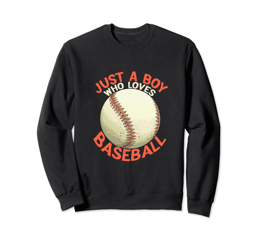Ball Baseball Player Just Who Loves Sweatshirt - Graphic Print Unisex - T-Shirt, Sweatshirt, Hoodie