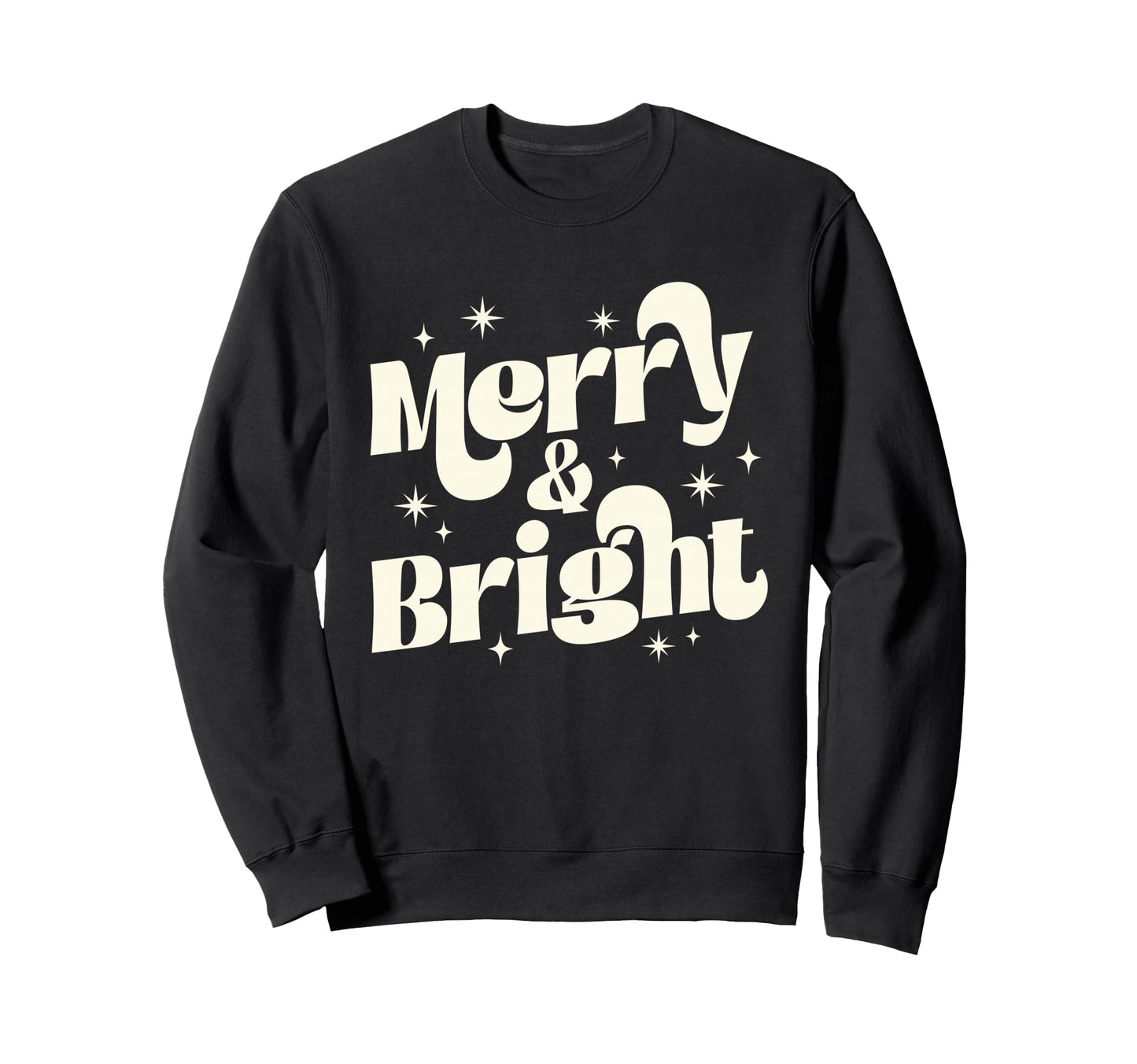 Holiday Cheer Typography Lettering Sweatshirt - Aesthetic Graphic Men Women - T-Shirt, Sweatshirt, Hoodie
