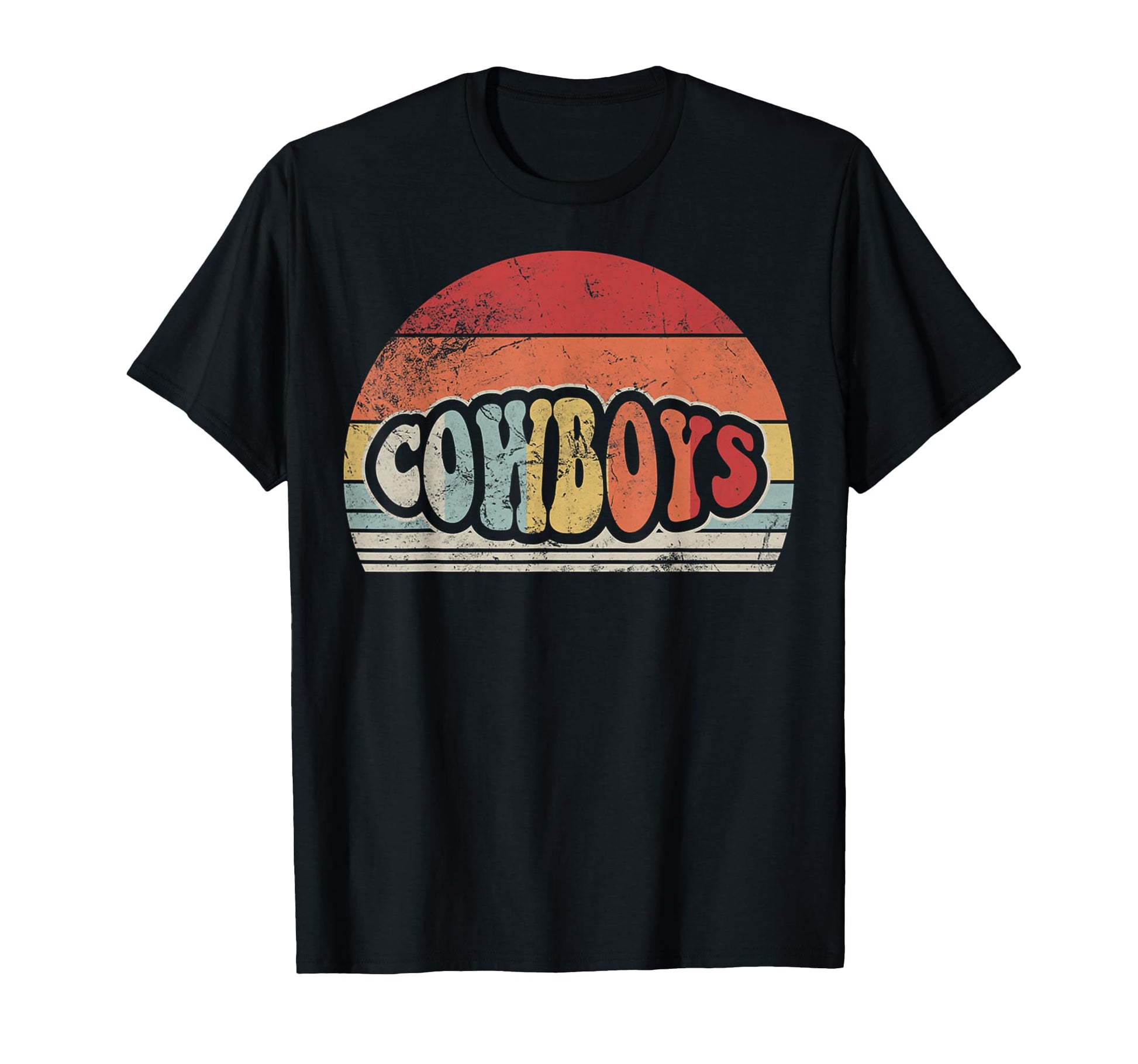 Cowboys Sunset Theme Lovers T-Shirt - Custom Art Print for Adults - T-Shirt, Sweatshirt, Hoodie