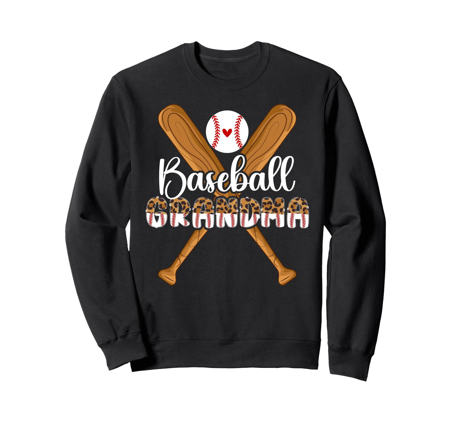 Baseball Grandma Baseball Player Sweatshirt - Unique Graphic for Adults - T-Shirt, Sweatshirt, Hoodie