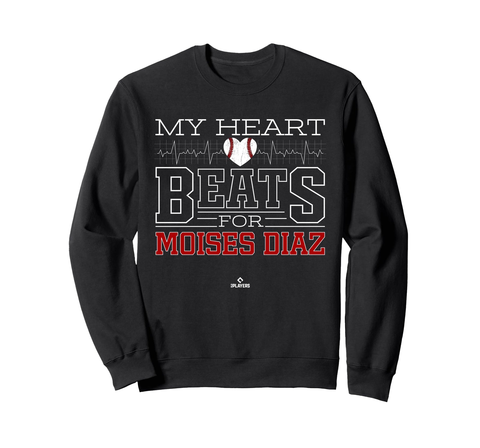 My Heart Beats Moises Diaz Prospect Sweatshirt - Novelty Apparel Unisex - T-Shirt, Sweatshirt, Hoodie