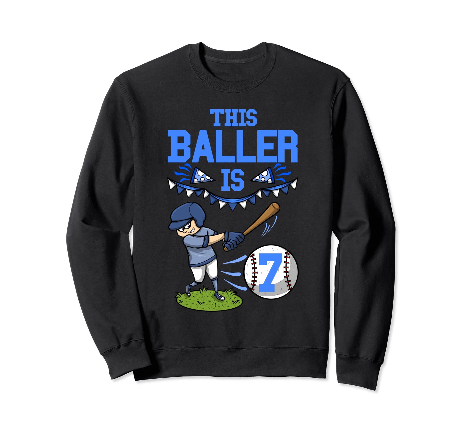 Baseball Player This Baller Sweatshirt - Casual Everyday Wear for Adults - T-Shirt, Sweatshirt, Hoodie