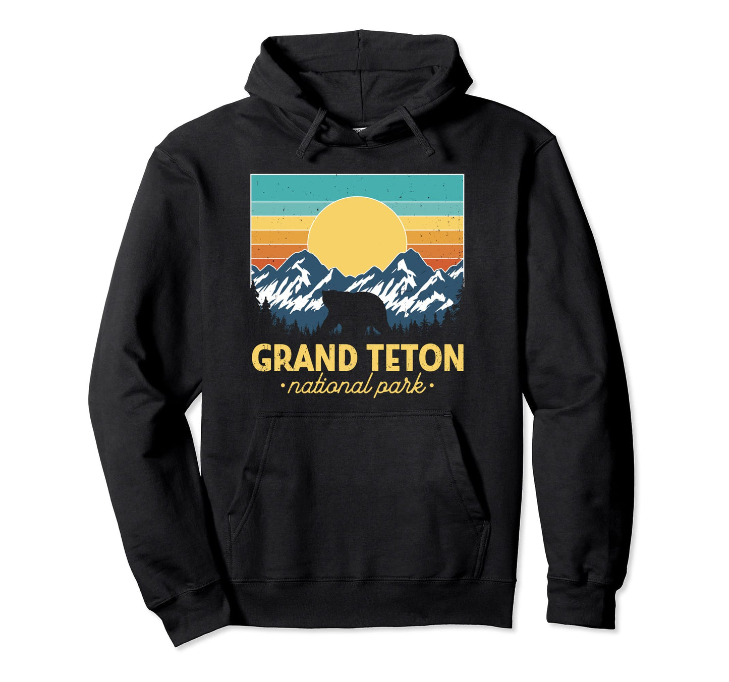 Grand Teton National Park Sunset Hoodie - Aesthetic Graphic Unisex - T-Shirt, Sweatshirt, Hoodie