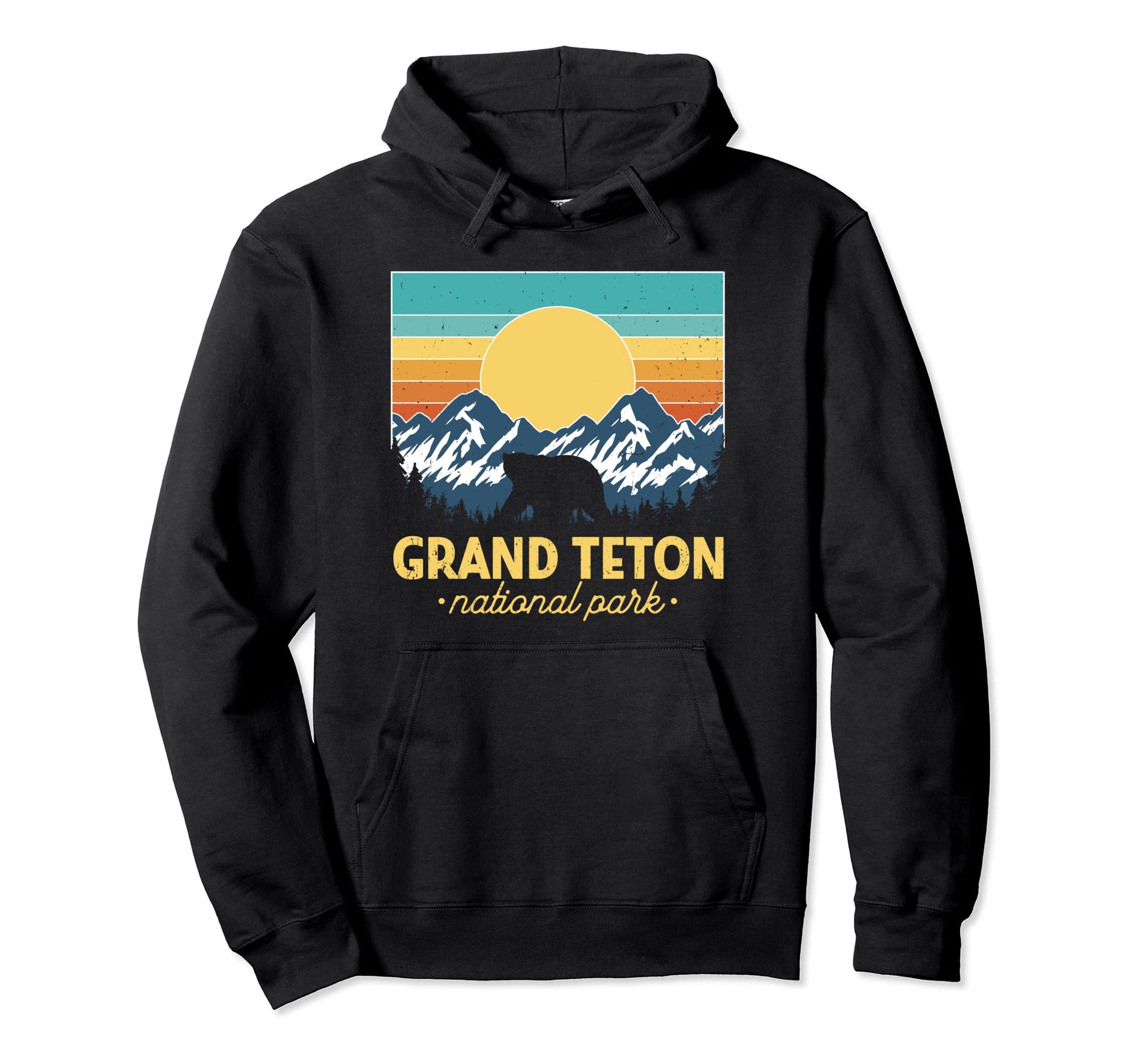 Grand Teton National Park Sunset Hoodie - Aesthetic Graphic Unisex - T-Shirt, Sweatshirt, Hoodie