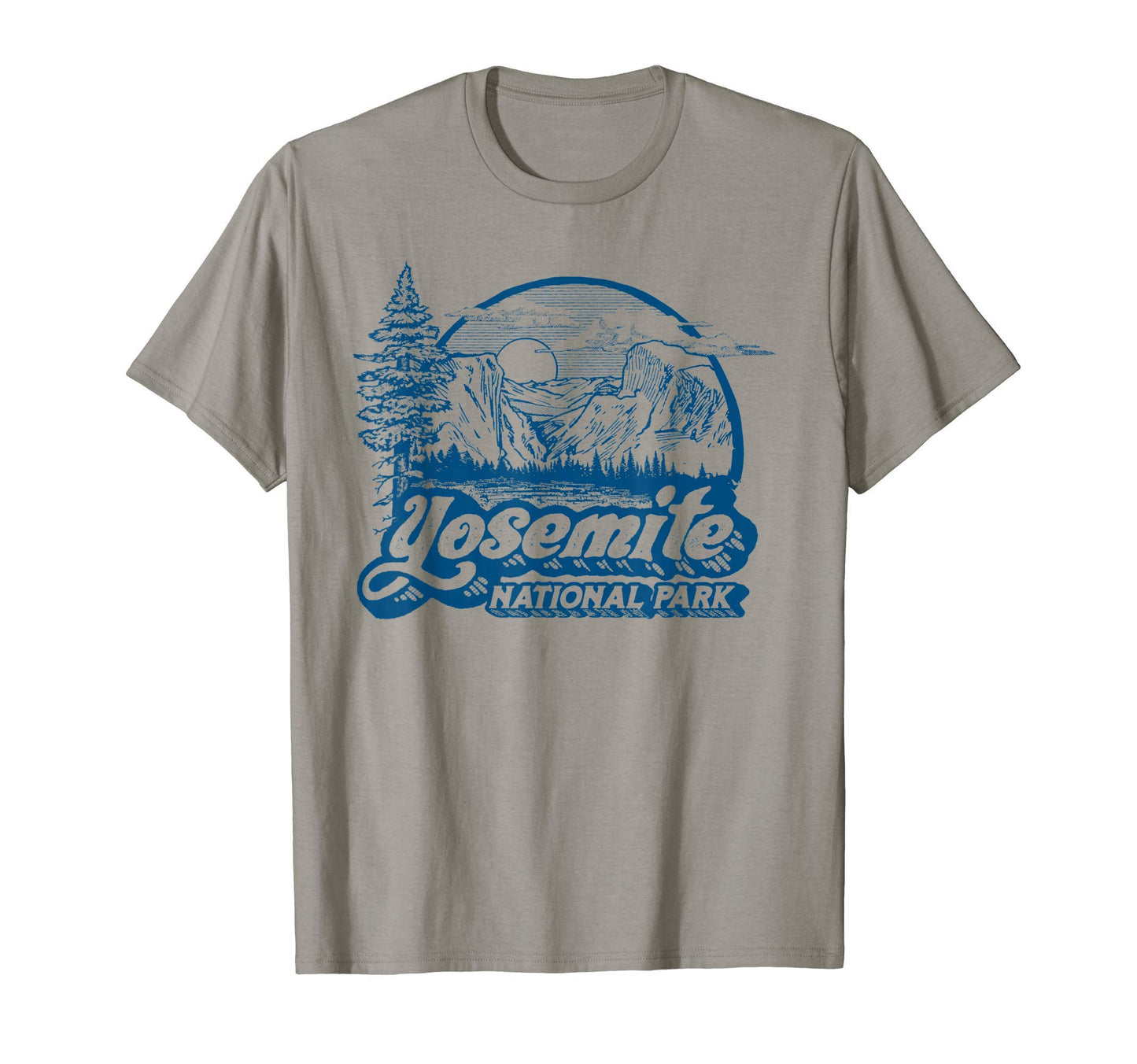 Yosemite National Park Eighties 80S T-Shirt - Graphic Print Men Women - T-Shirt, Sweatshirt, Hoodie
