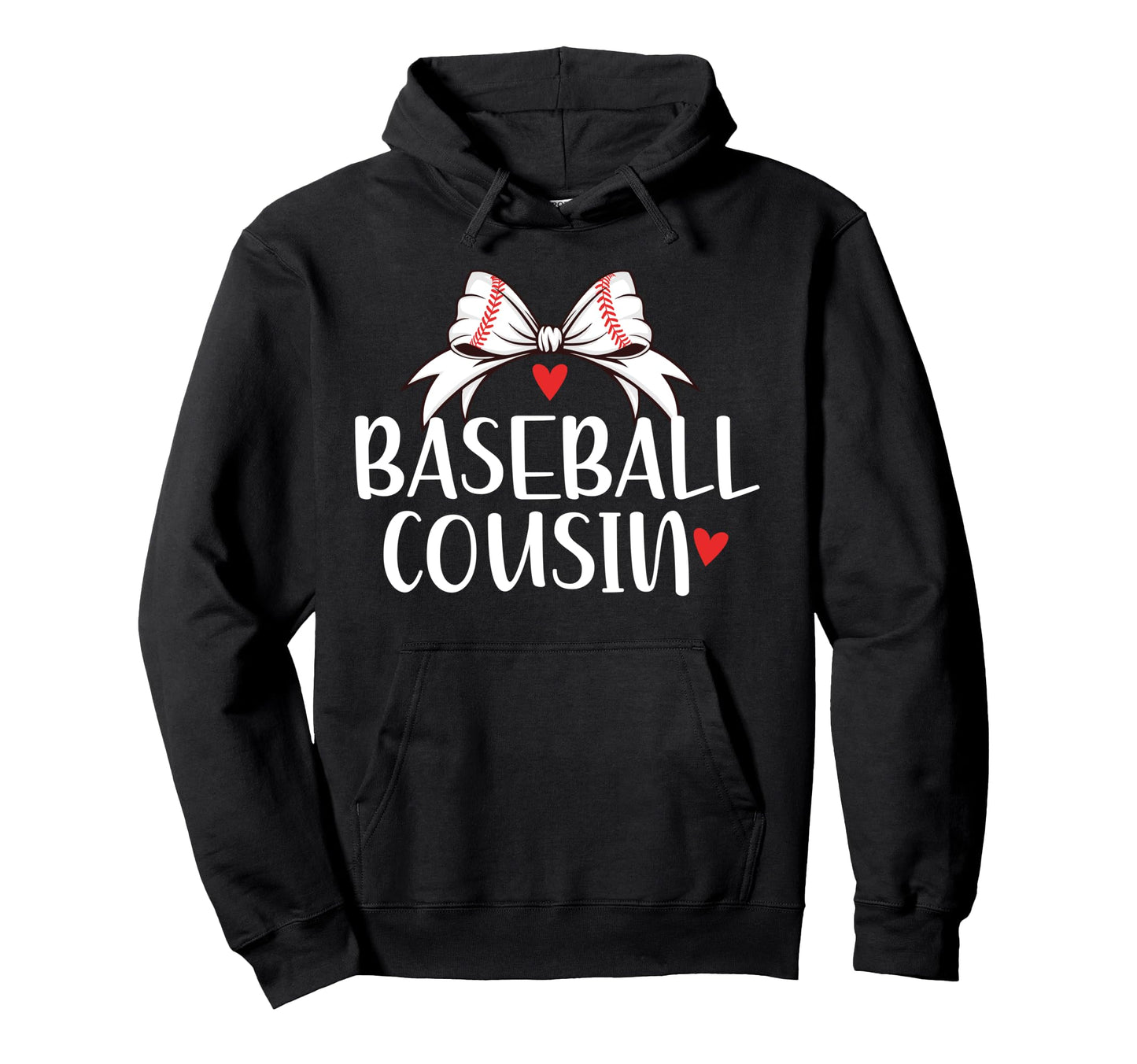Baseball Cousin Coquette Baseball Hoodie - Fun Novelty Design Men Women - T-Shirt, Sweatshirt, Hoodie