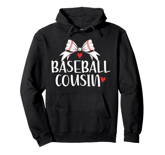 Baseball Cousin Coquette Baseball Hoodie - Fun Novelty Design Men Women - T-Shirt, Sweatshirt, Hoodie