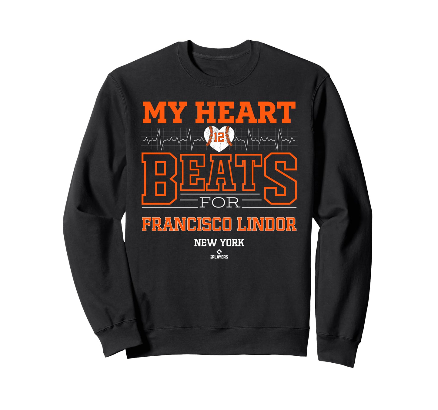 My Heart Beats Francisco Lindor New Sweatshirt - Custom Art Print Unisex - T-Shirt, Sweatshirt, Hoodie