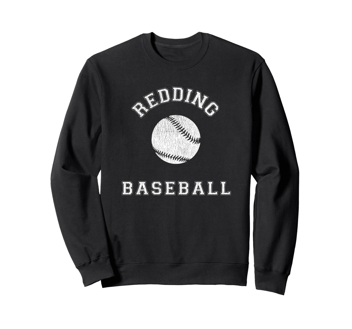 Redding Baseball Distressed Sweatshirt - Graphic Print Men Women - T-Shirt, Sweatshirt, Hoodie