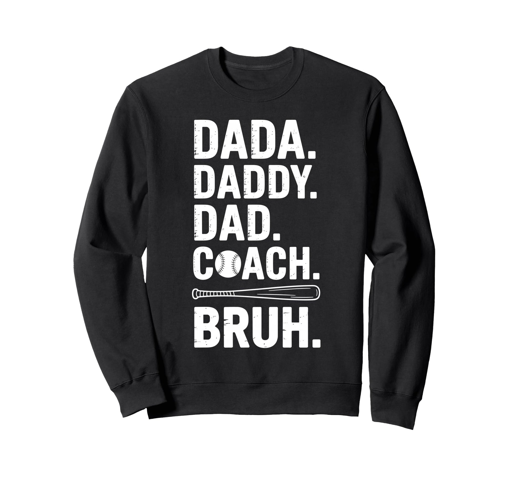 Baseball Dad Dad Father Baseball Dad Sweatshirt - Unique Graphic Unisex - T-Shirt, Sweatshirt, Hoodie