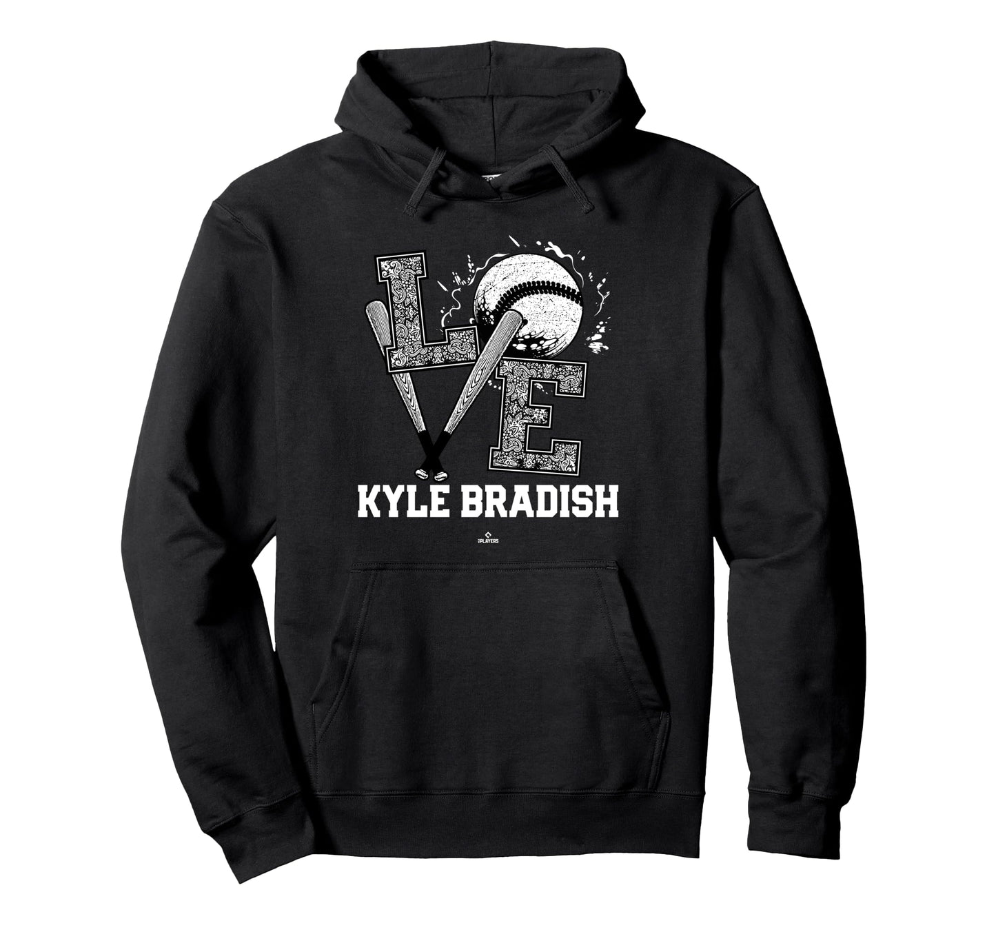 Distressed Baseball Love Kyle Hoodie - Aesthetic Graphic for Adults - T-Shirt, Sweatshirt, Hoodie