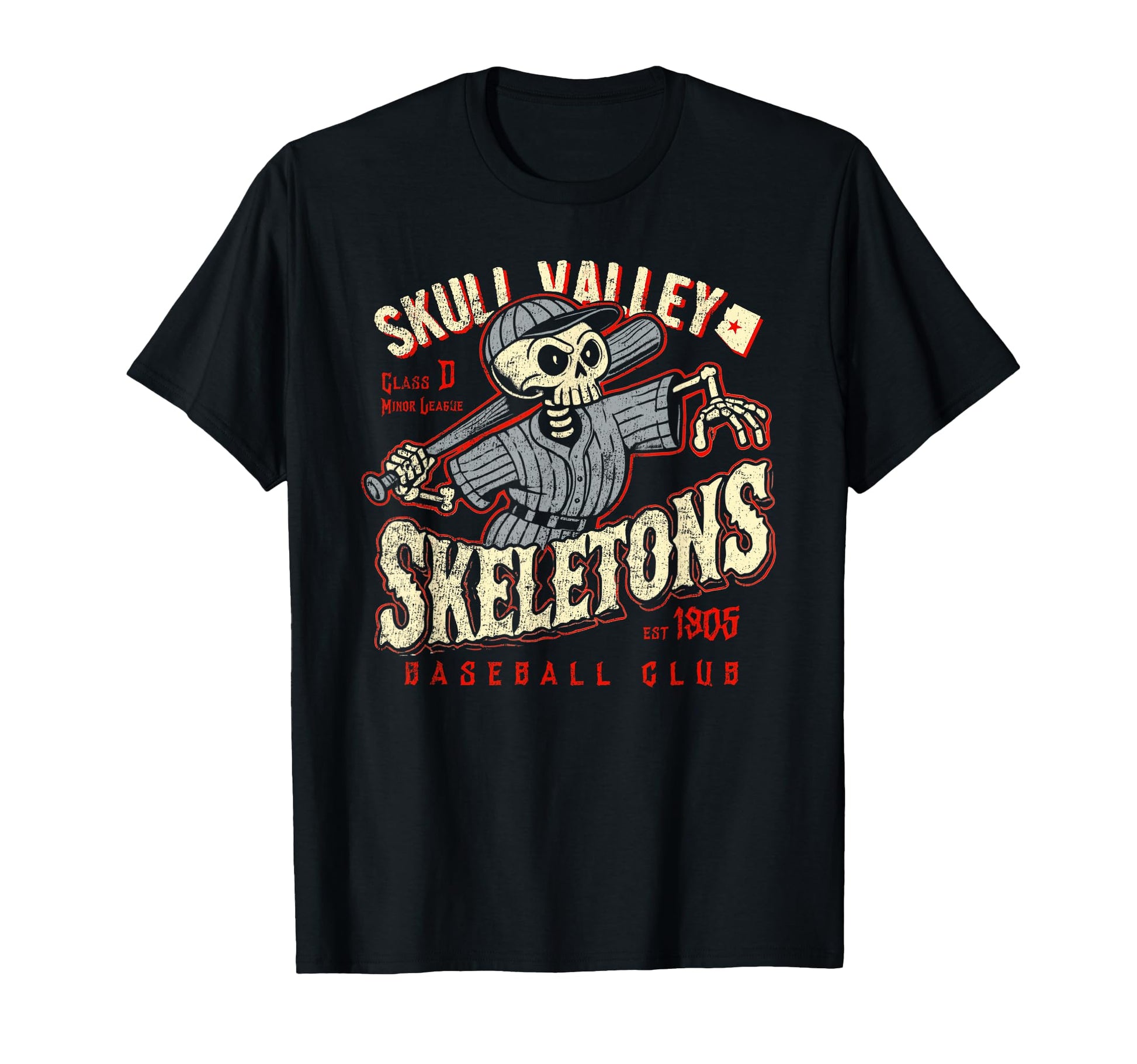 Halloween Skull Valley Skeletons T-Shirt - Fun Novelty Design Men Women - T-Shirt, Sweatshirt, Hoodie