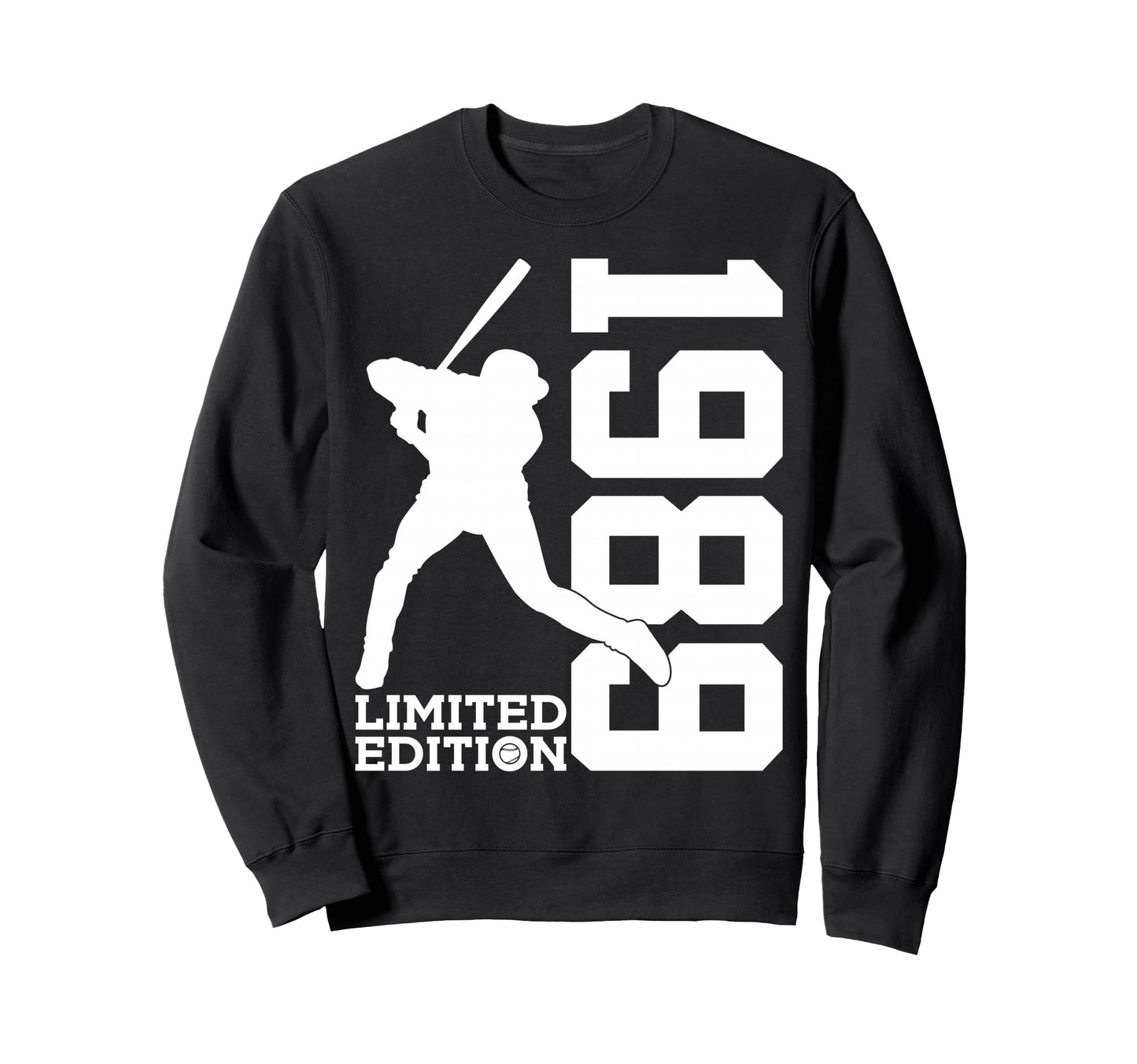 37Th Birthday Baseball 1989 Sweatshirt - Casual Everyday Wear Men Women - T-Shirt, Sweatshirt, Hoodie
