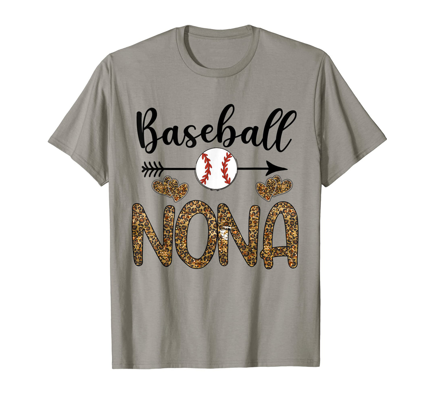 Funny Leopard Baseball Nona T-Shirt - Aesthetic Graphic Unisex - T-Shirt, Sweatshirt, Hoodie