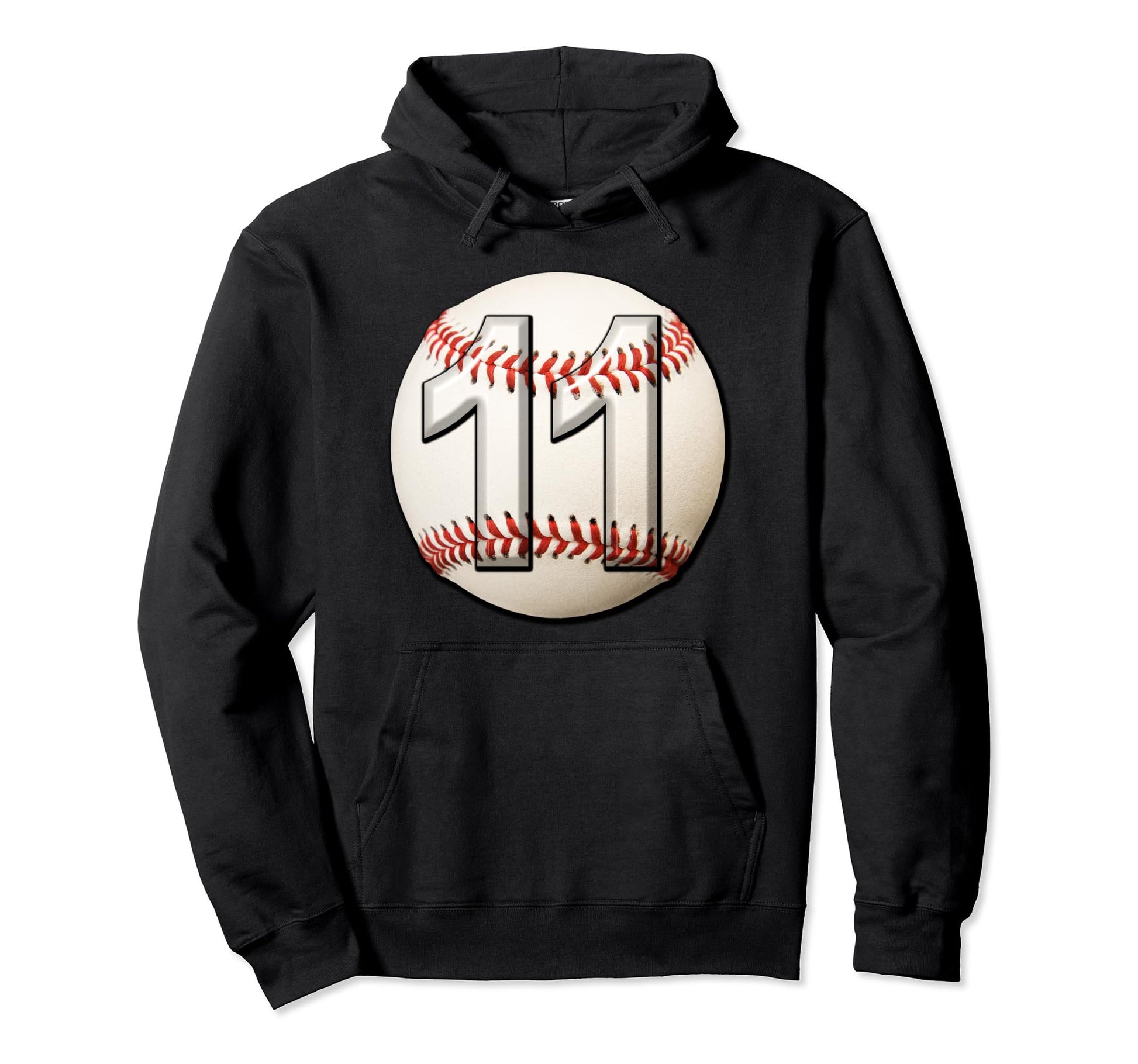 11 Years Old Baseball Themed 11Th Hoodie - Aesthetic Graphic Unisex - T-Shirt, Sweatshirt, Hoodie