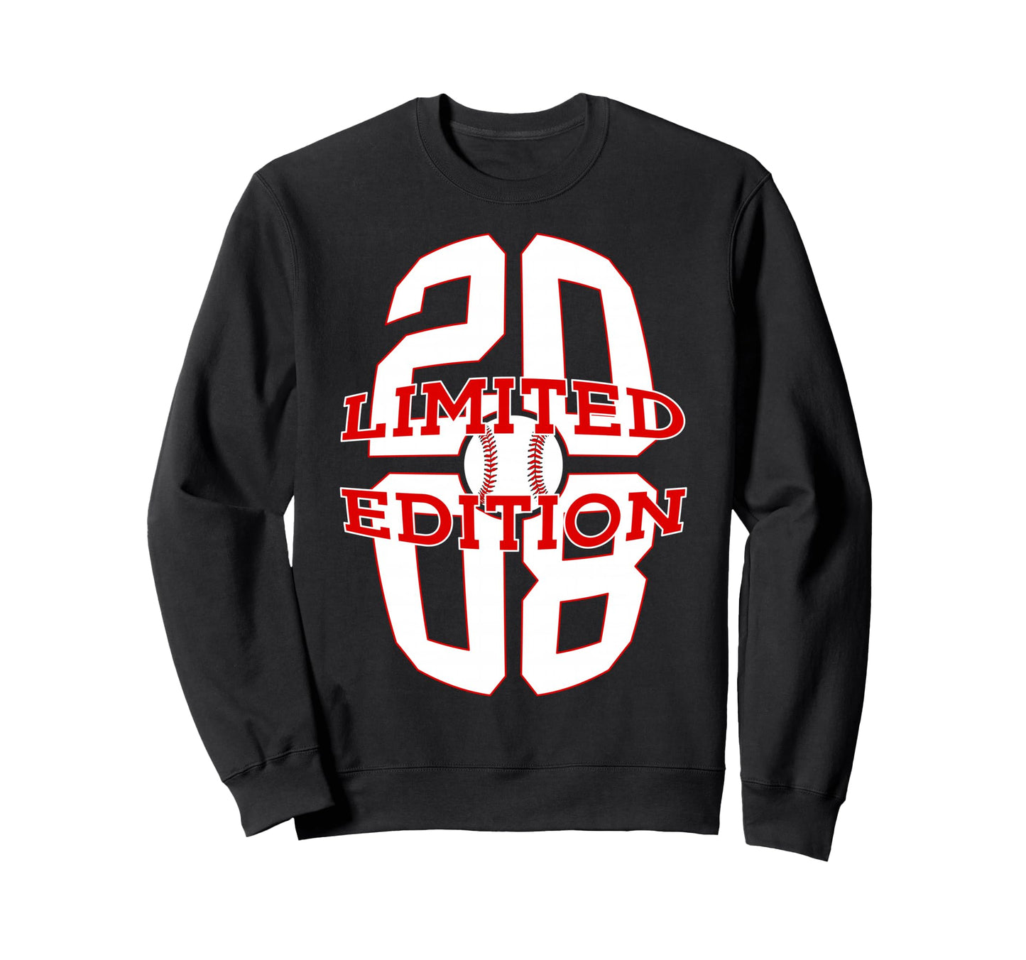 18 Years 2008 Baseball 18Th Sweatshirt - Streetwear Style for Adults - T-Shirt, Sweatshirt, Hoodie