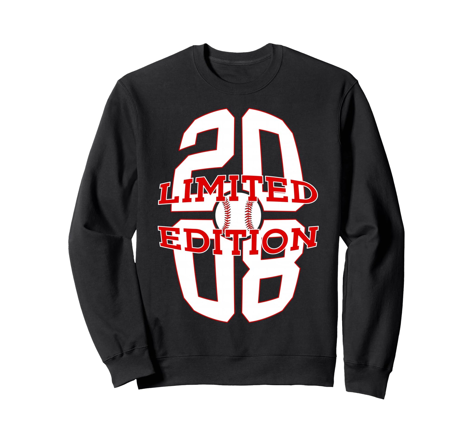 18 Years 2008 Baseball 18Th Sweatshirt - Streetwear Style for Adults - T-Shirt, Sweatshirt, Hoodie