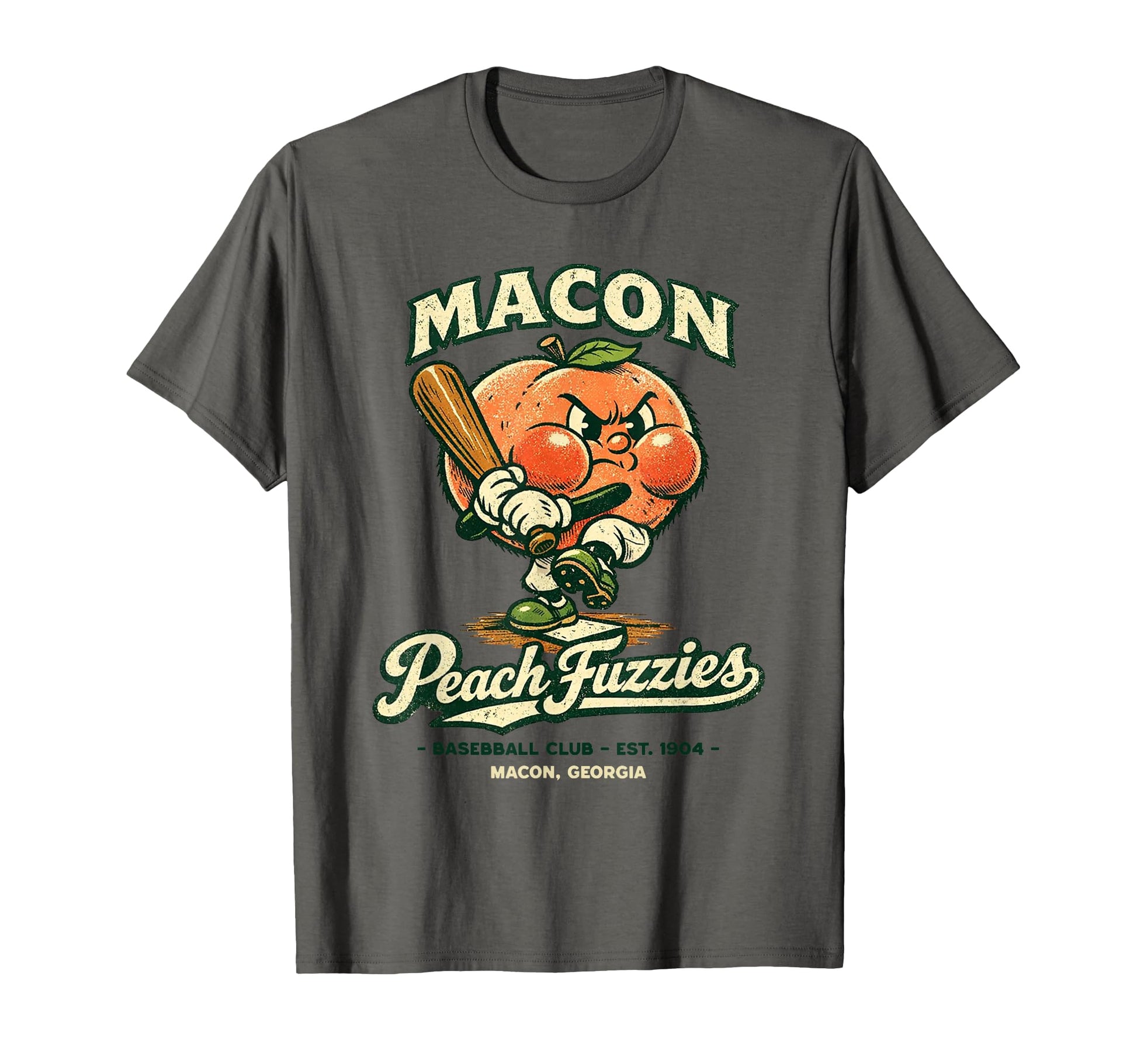 Outfield Outlaws Baseball Macon Peach T-Shirt - Graphic Print Men Women - T-Shirt, Sweatshirt, Hoodie