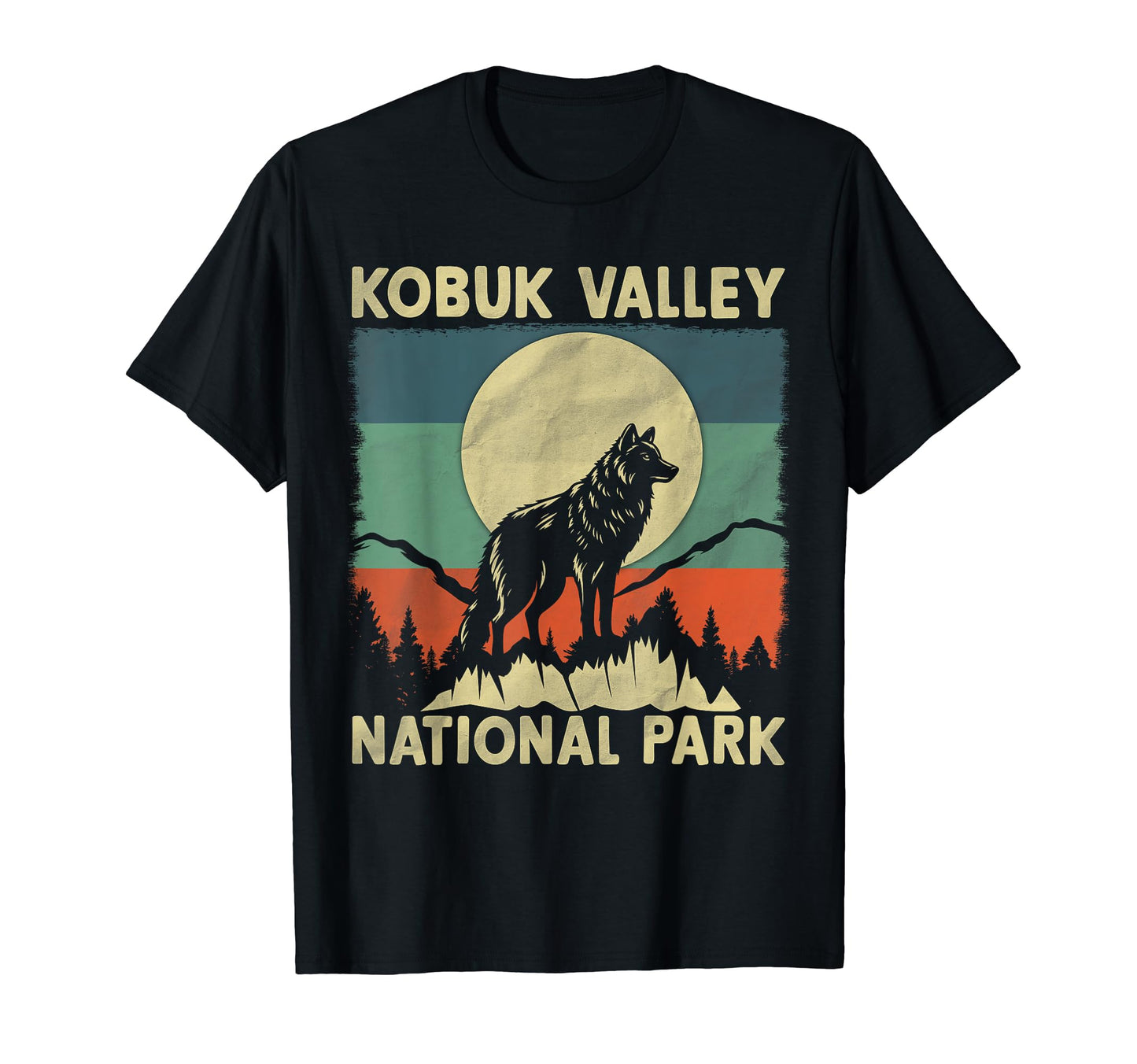 Wolf Kobuk Valley National Park T-Shirt - Graphic Print Unisex - T-Shirt, Sweatshirt, Hoodie