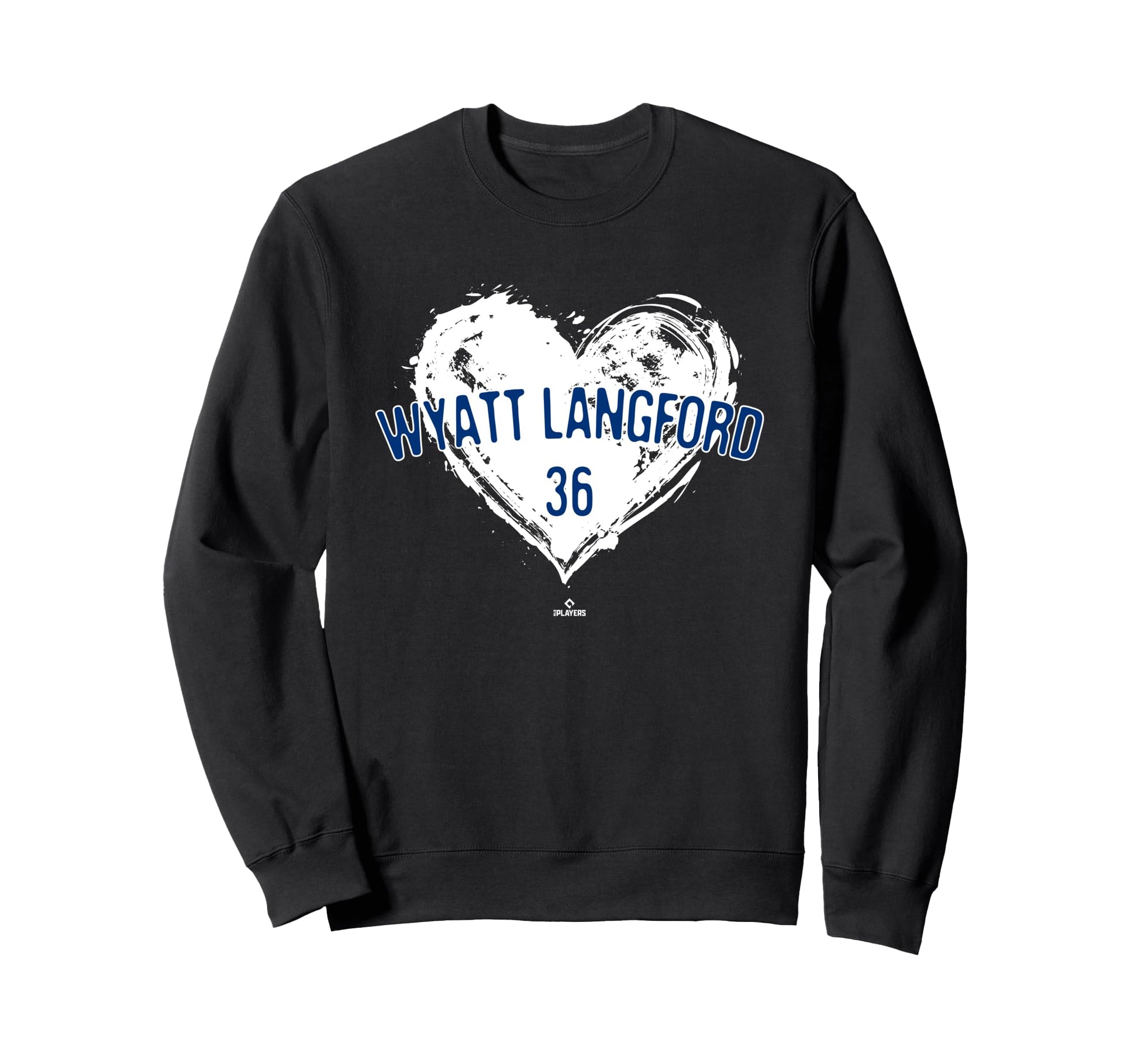 Distressed Heart Wyatt Langford Sweatshirt - Trendy Graphic for Adults - T-Shirt, Sweatshirt, Hoodie