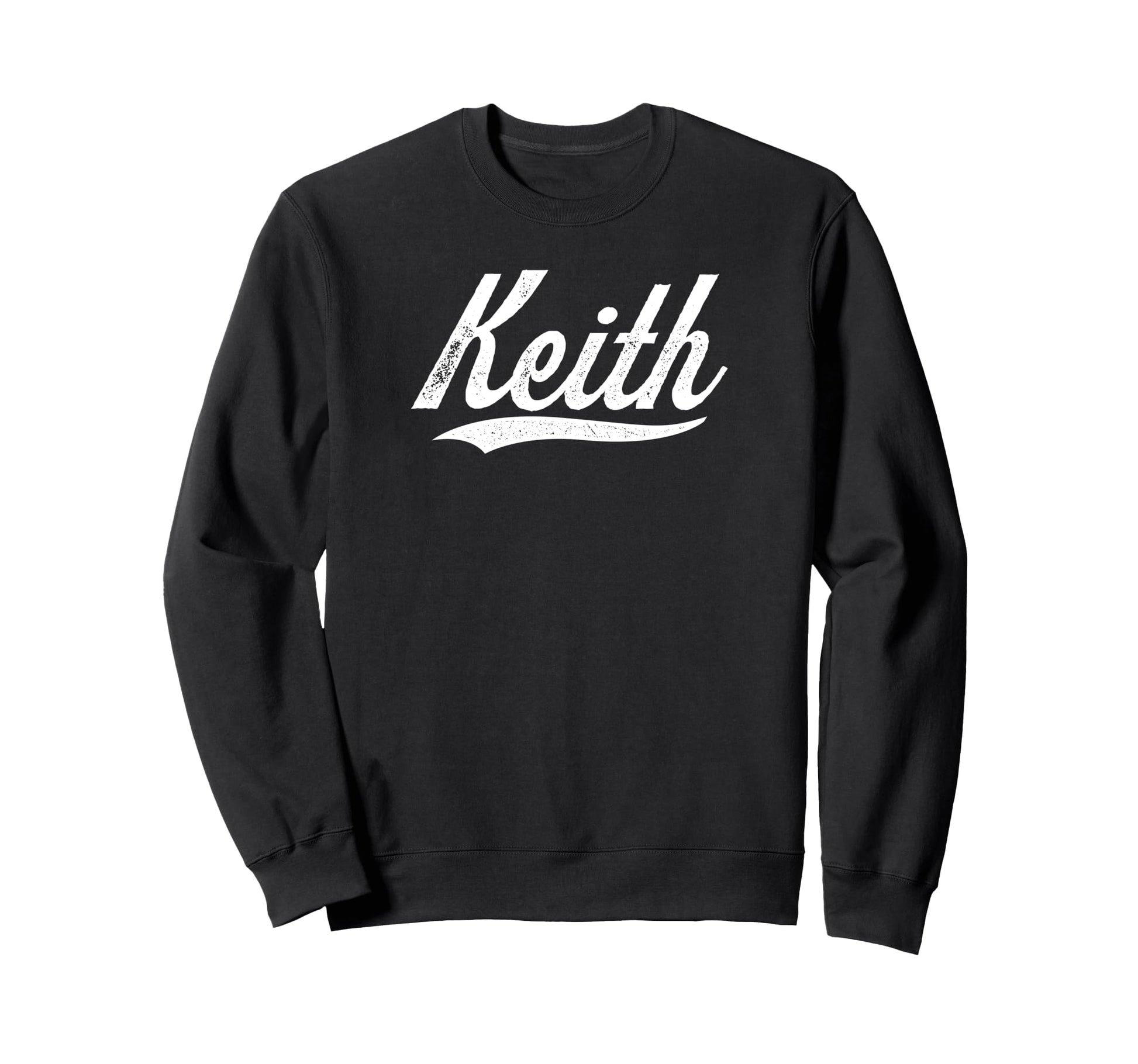 Distressed Script Damon Keith Sweatshirt - Aesthetic Graphic for Adults - T-Shirt, Sweatshirt, Hoodie