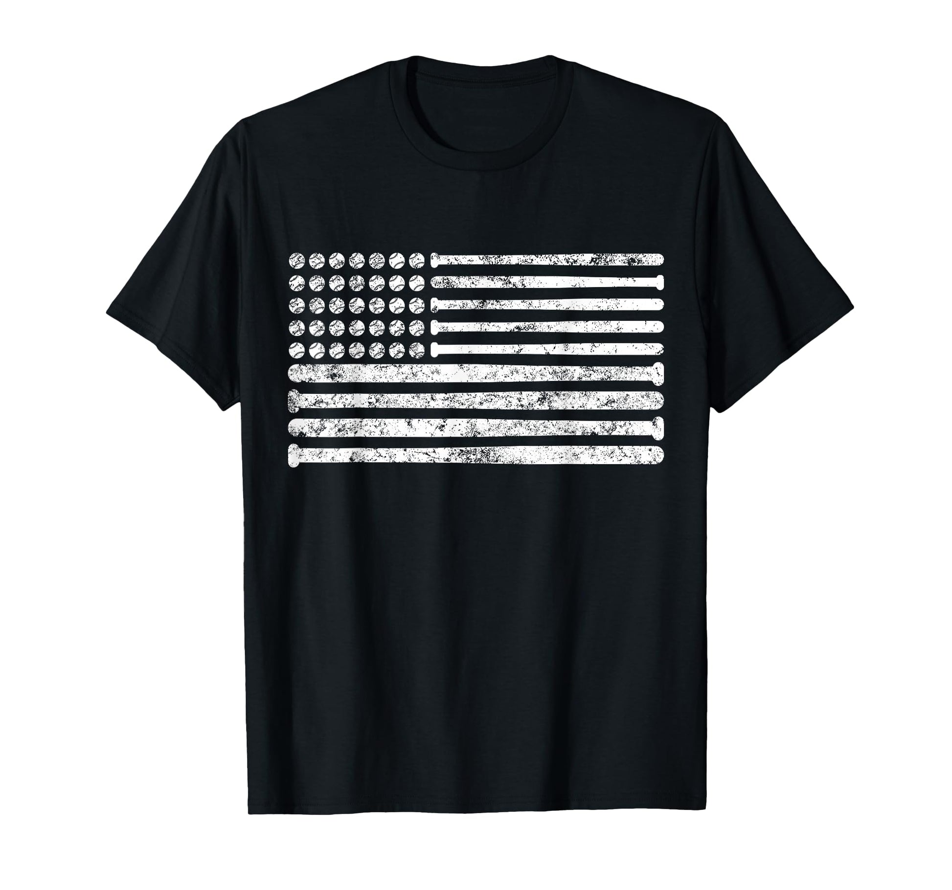 Usa Flag American Baseball T-Shirt - Aesthetic Graphic for Adults - T-Shirt, Sweatshirt, Hoodie