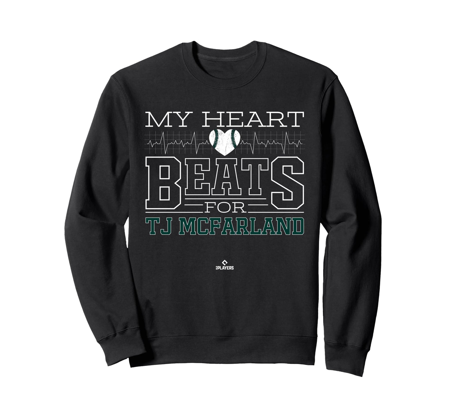 My Heart Beats Tj Mcfarland Prospect Sweatshirt - Trendy Graphic Unisex - T-Shirt, Sweatshirt, Hoodie