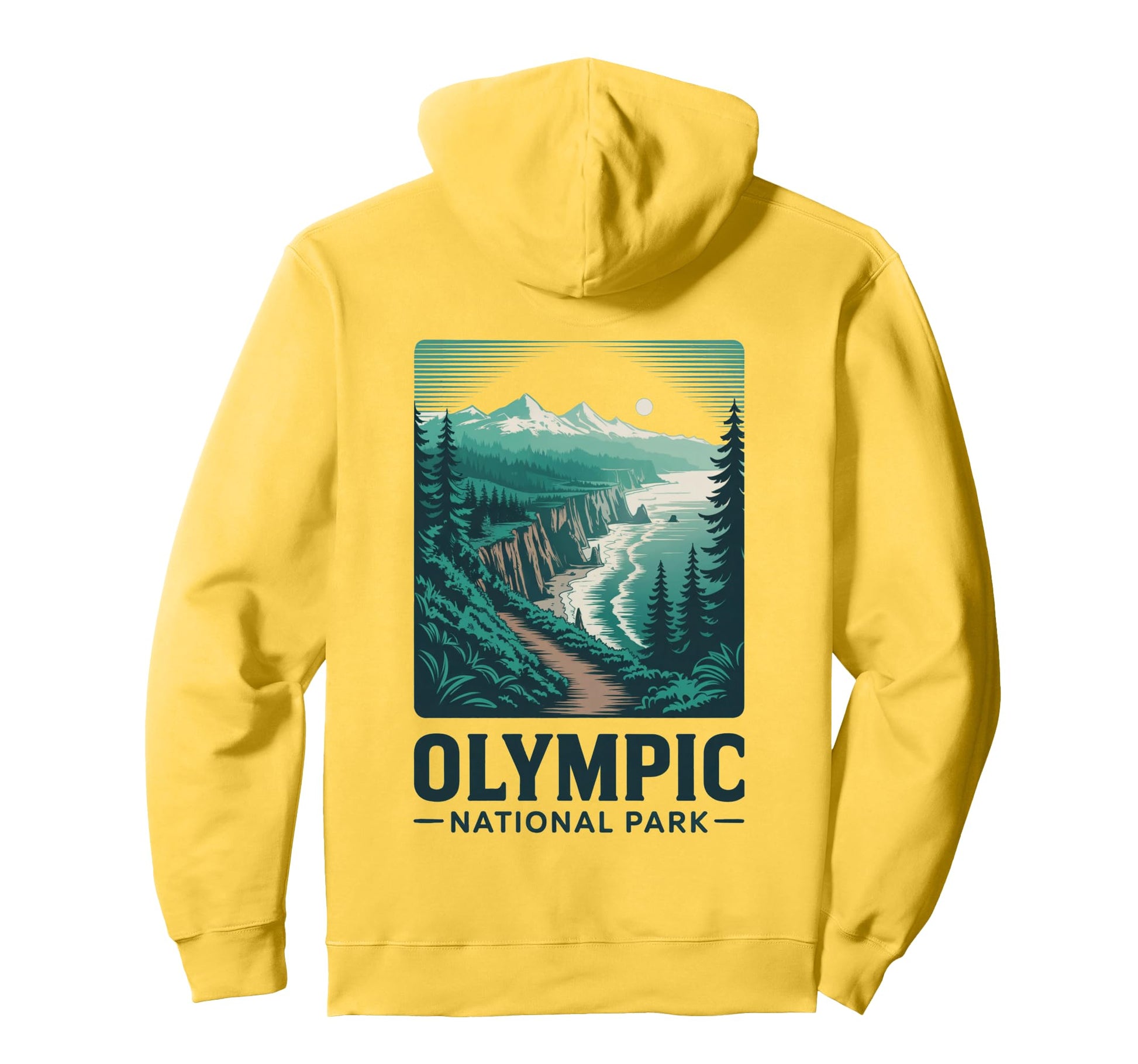 Olympic National Park Outdoor Camping Us Hoodie - Novelty Apparel Unisex - T-Shirt, Sweatshirt, Hoodie