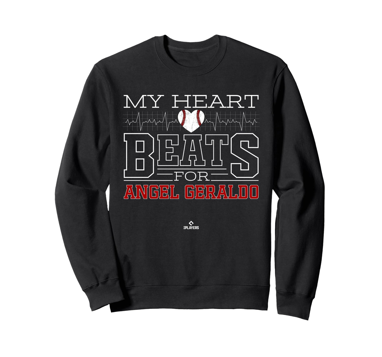 My Heart Beats Angel Geraldo Sweatshirt - Trendy Graphic for Adults - T-Shirt, Sweatshirt, Hoodie