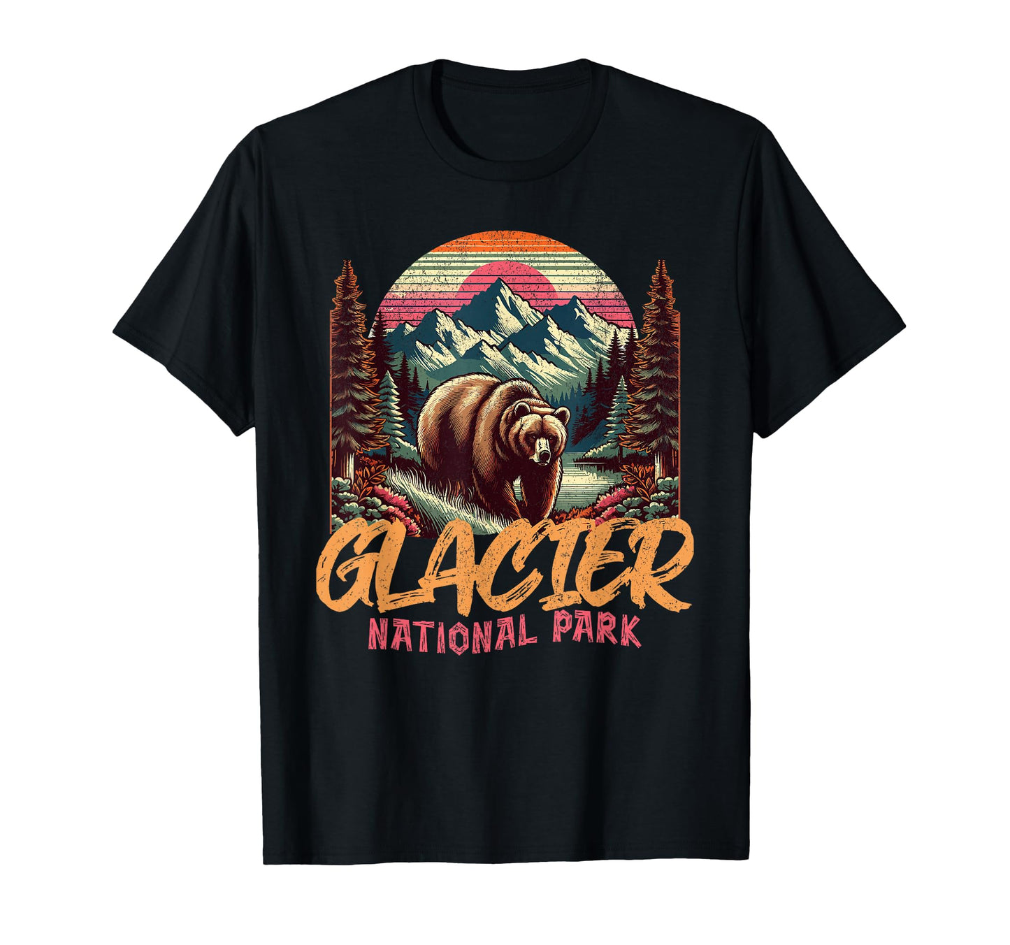 Illustration National Parks Ray C T-Shirt - Unique Graphic Men Women - T-Shirt, Sweatshirt, Hoodie