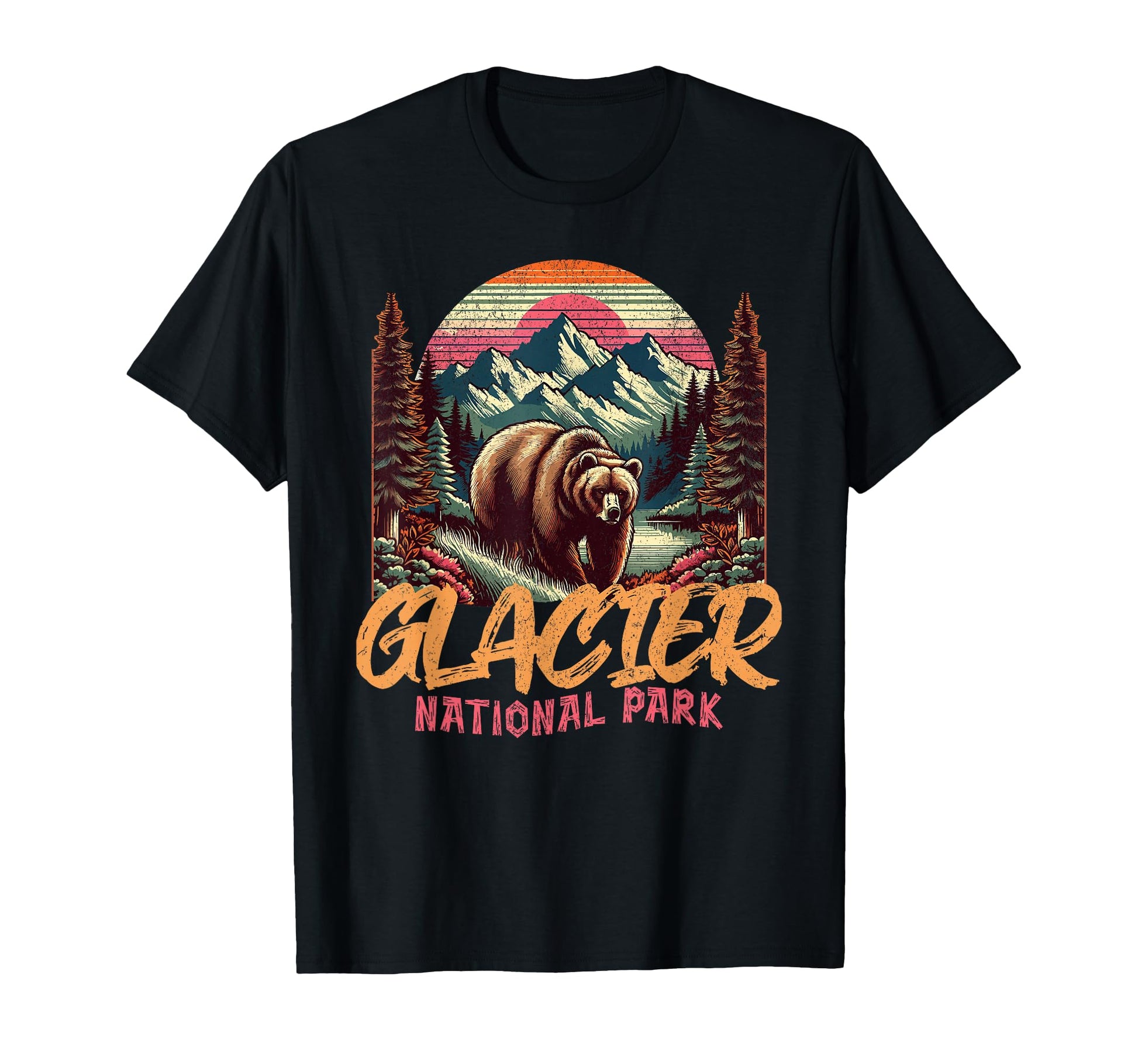 Illustration National Parks Ray C T-Shirt - Unique Graphic Men Women - T-Shirt, Sweatshirt, Hoodie