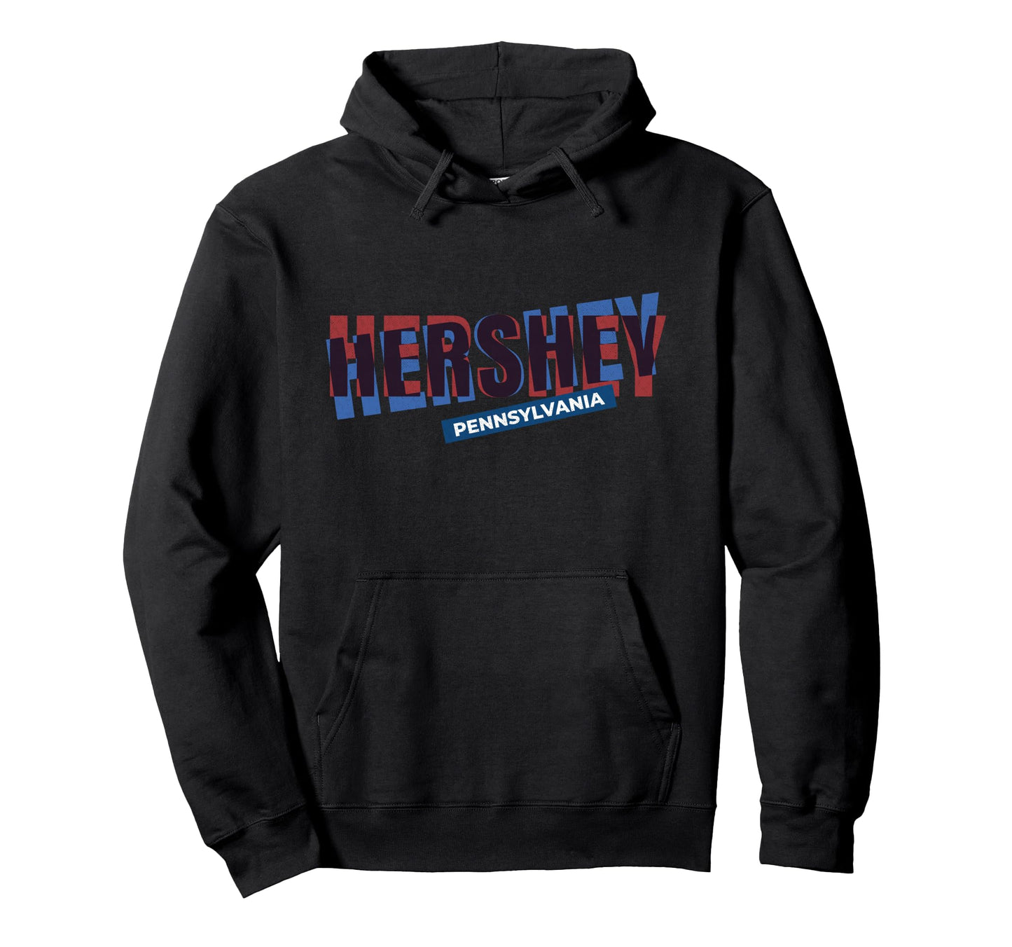 Hershey Pennsylvania Home Typography Hoodie - Trendy Graphic Men Women - T-Shirt, Sweatshirt, Hoodie