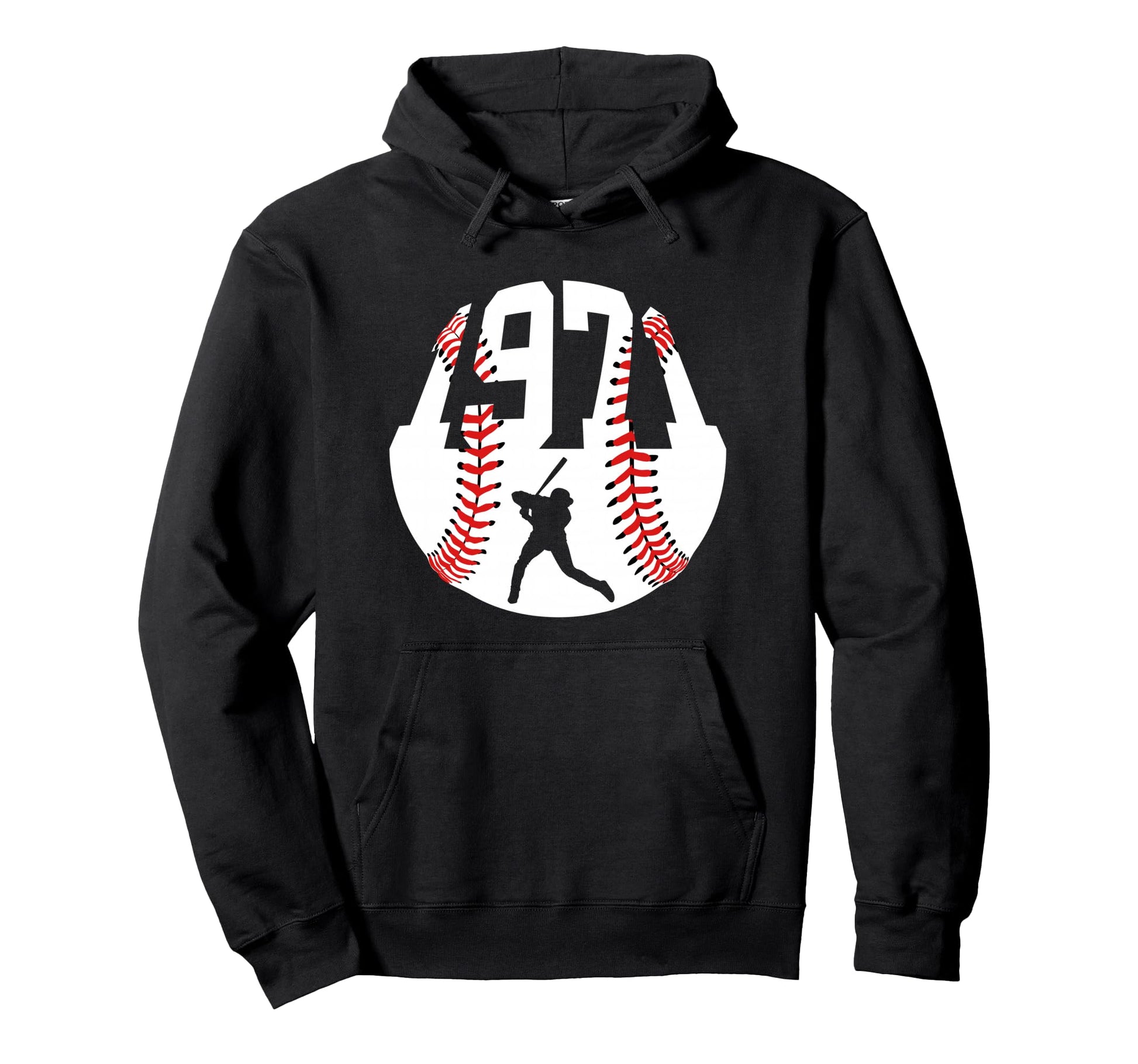 1971 Baseball 55Th Birthday Hoodie - Fun Novelty Design Unisex - T-Shirt, Sweatshirt, Hoodie