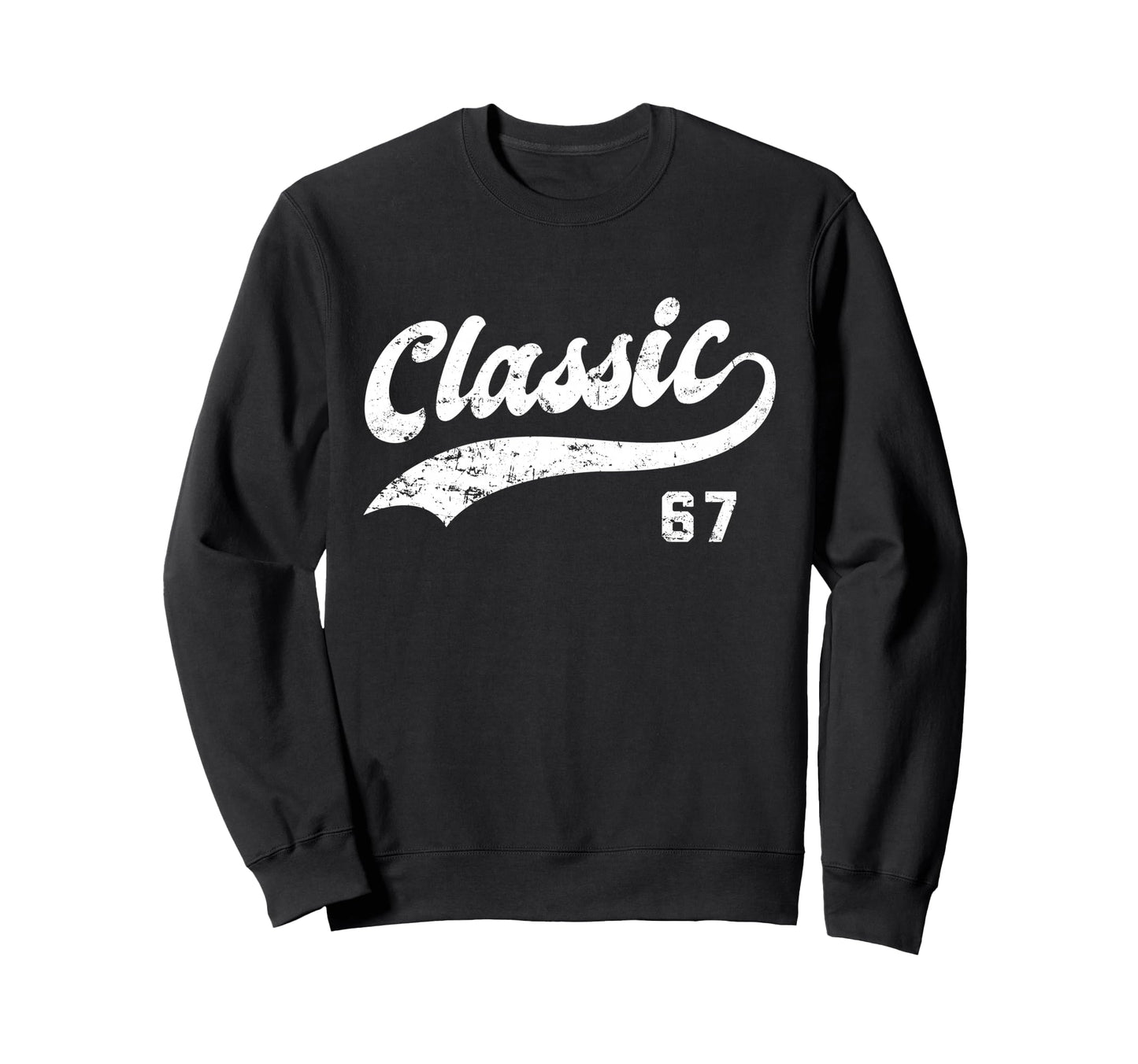 1967 Birthday Year Baseball Logo Sweatshirt - Graphic Print Unisex - T-Shirt, Sweatshirt, Hoodie