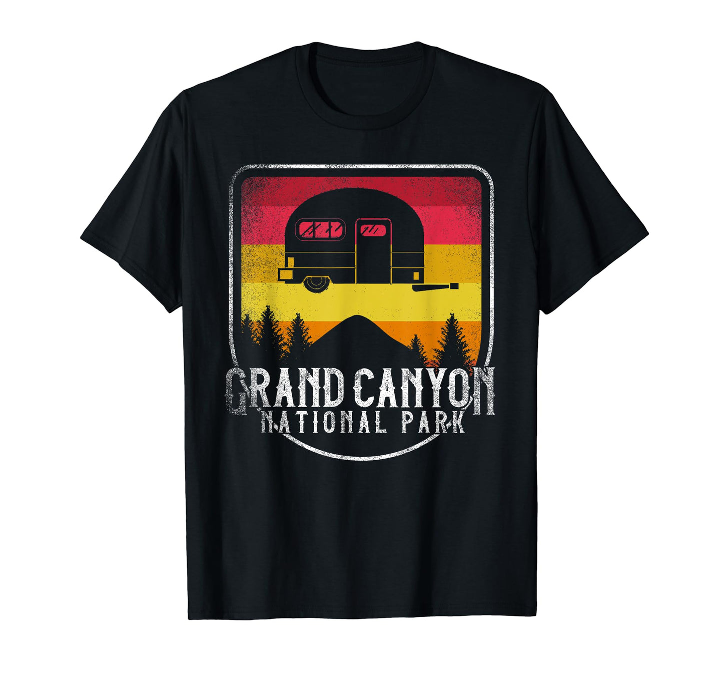 Camper Camping Grand Canyon National T-Shirt - Custom Art Print Men Women - T-Shirt, Sweatshirt, Hoodie