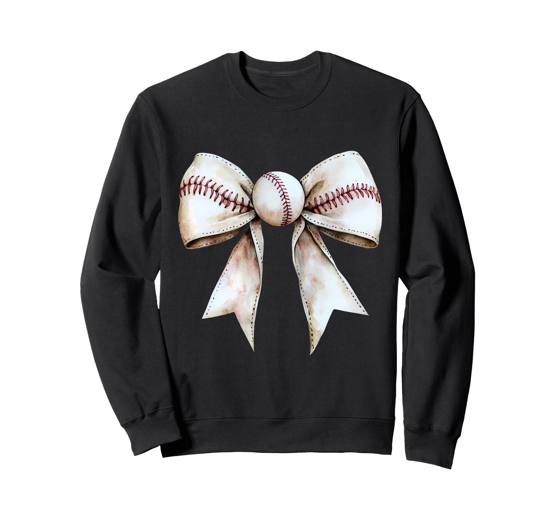 Baseball Coquette Bow Baseball Mom Sweatshirt - Minimalist Print Unisex - T-Shirt, Sweatshirt, Hoodie