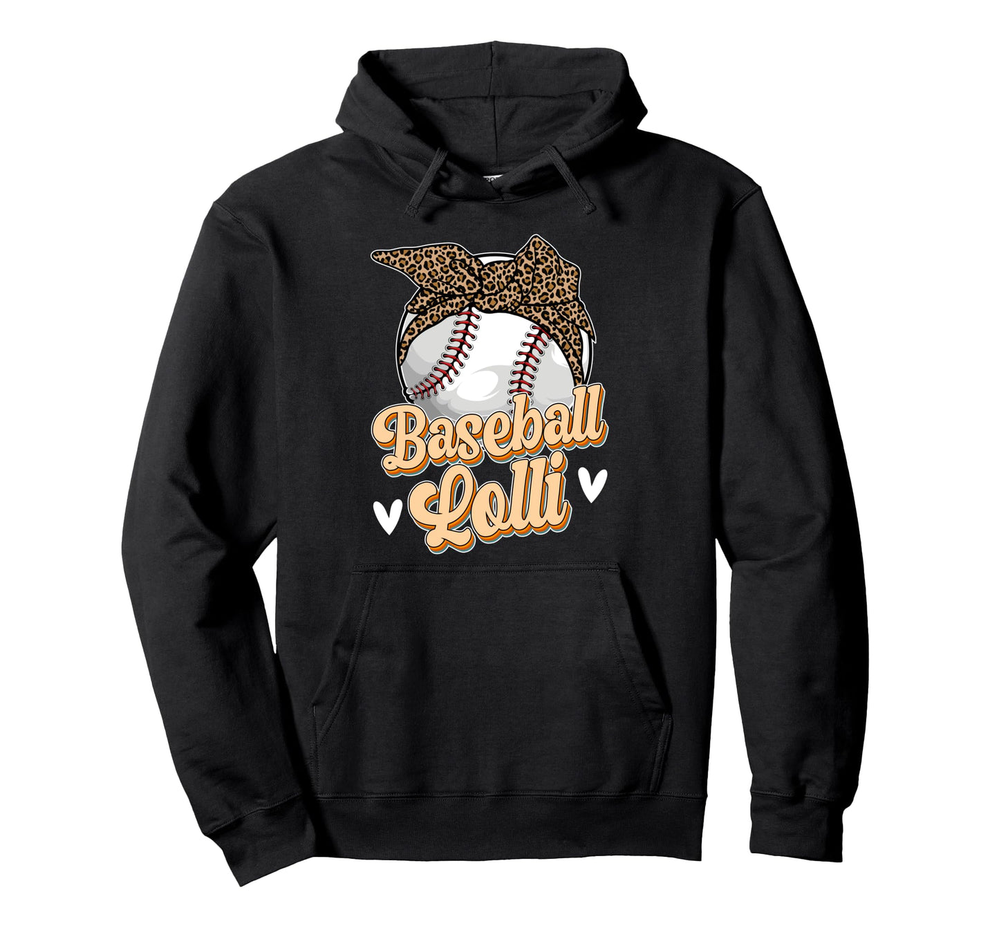 Baseball Lolli Leopard Grandma Lolli Hoodie - Custom Art Print Unisex - T-Shirt, Sweatshirt, Hoodie