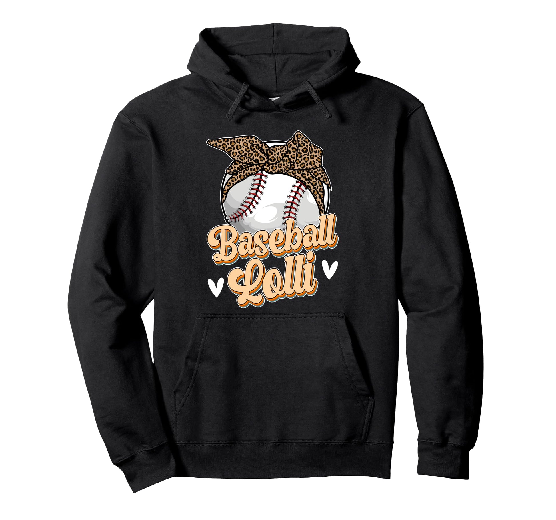 Baseball Lolli Leopard Grandma Lolli Hoodie - Custom Art Print Unisex - T-Shirt, Sweatshirt, Hoodie