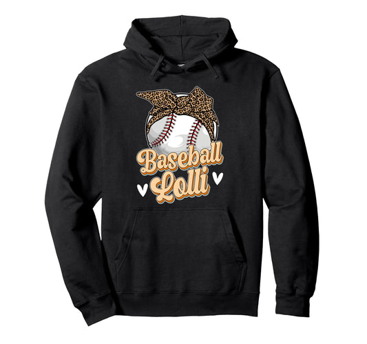Baseball Lolli Leopard Grandma Lolli Hoodie - Custom Art Print Unisex - T-Shirt, Sweatshirt, Hoodie
