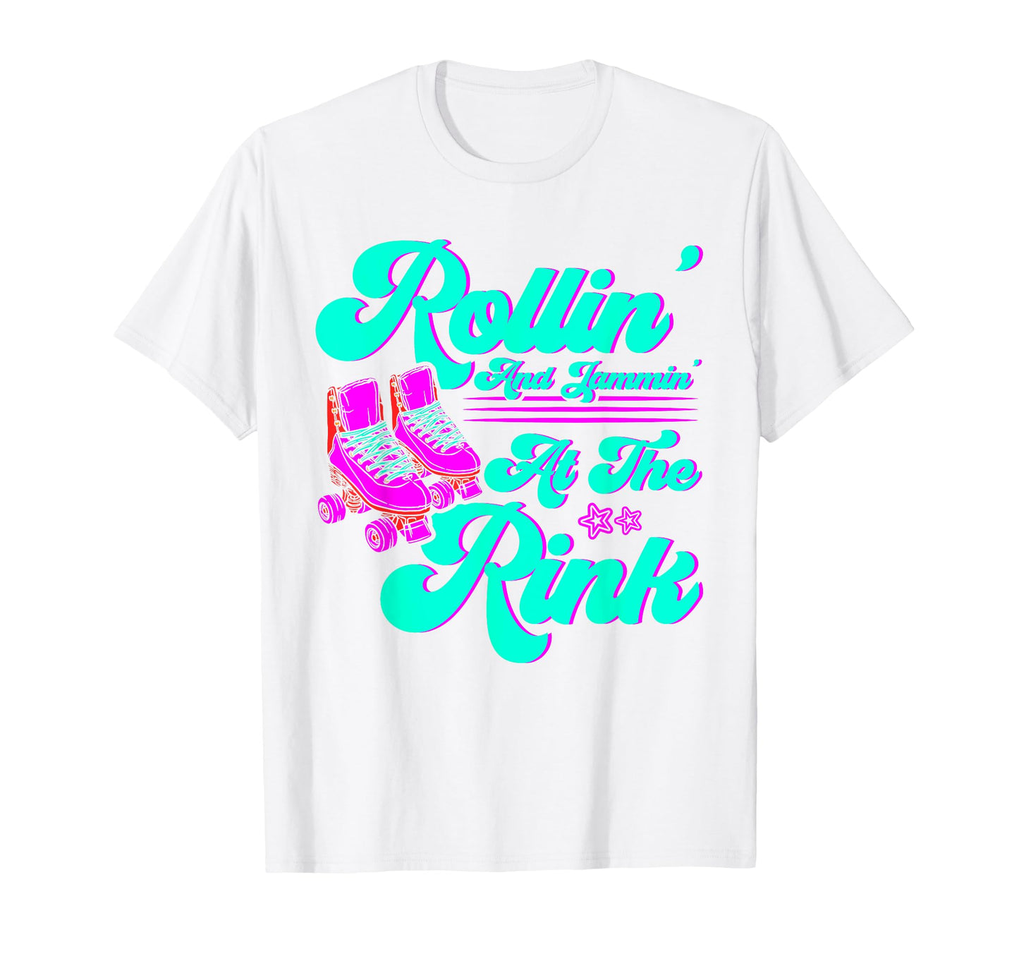 Roller Skates Rollin And Jammin T-Shirt - Casual Everyday Wear Men Women - T-Shirt, Sweatshirt, Hoodie