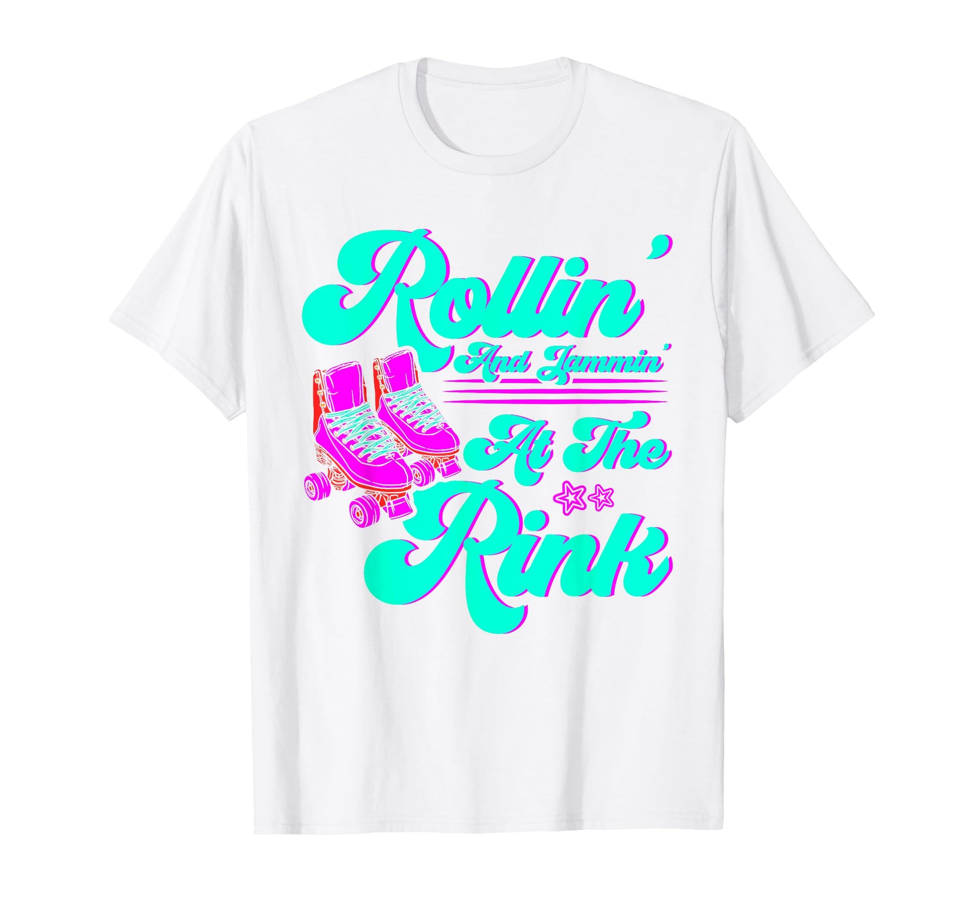 Roller Skates Rollin And Jammin T-Shirt - Casual Everyday Wear Men Women - T-Shirt, Sweatshirt, Hoodie