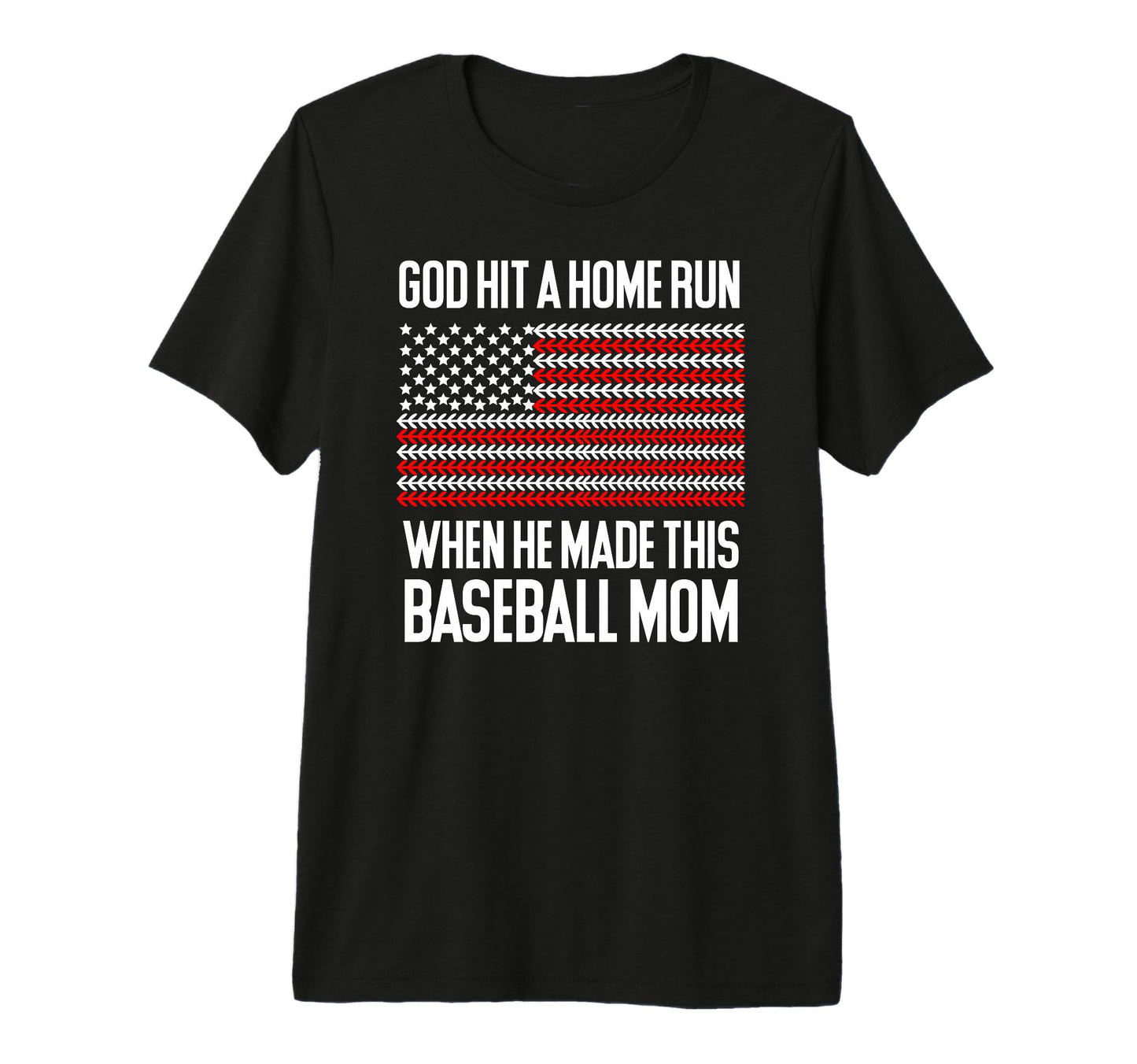God Hit Home Run Baseball Mom God Hit T-Shirt - Streetwear Style Men Women - T-Shirt, Sweatshirt, Hoodie