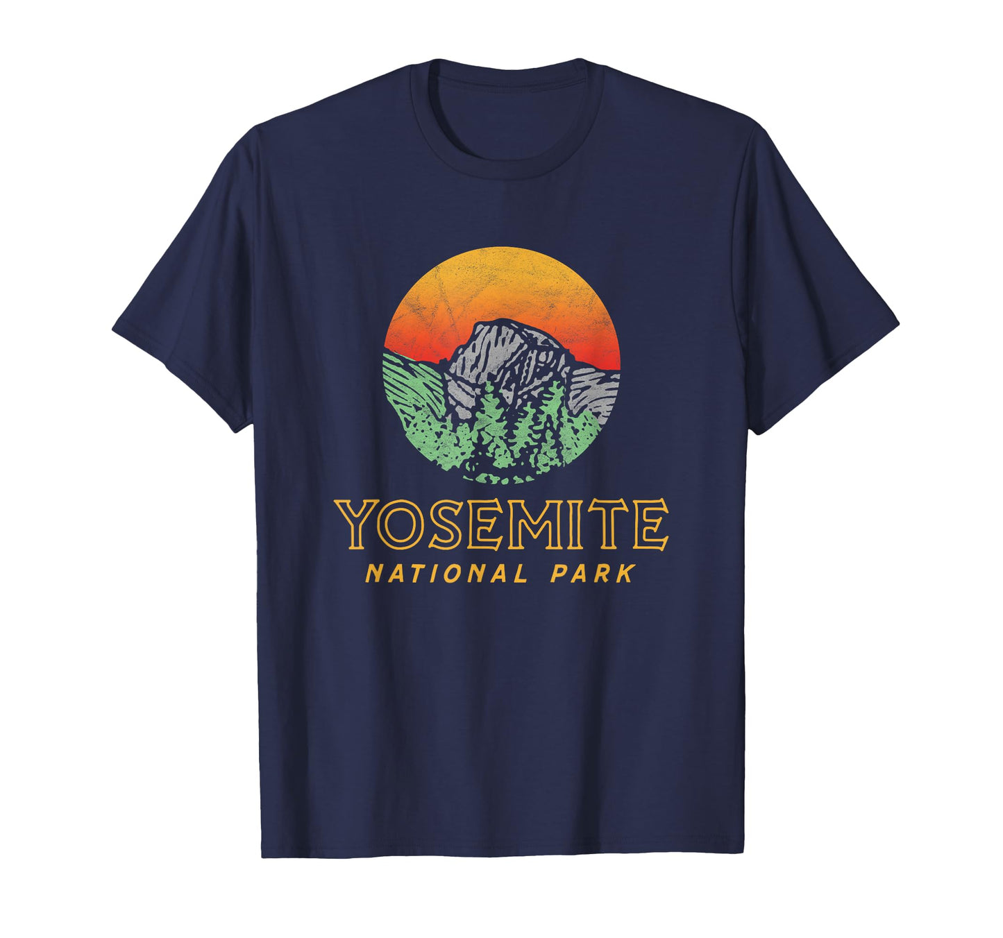 Yosemite National Park Half Dome T-Shirt - Novelty Apparel for Adults - T-Shirt, Sweatshirt, Hoodie