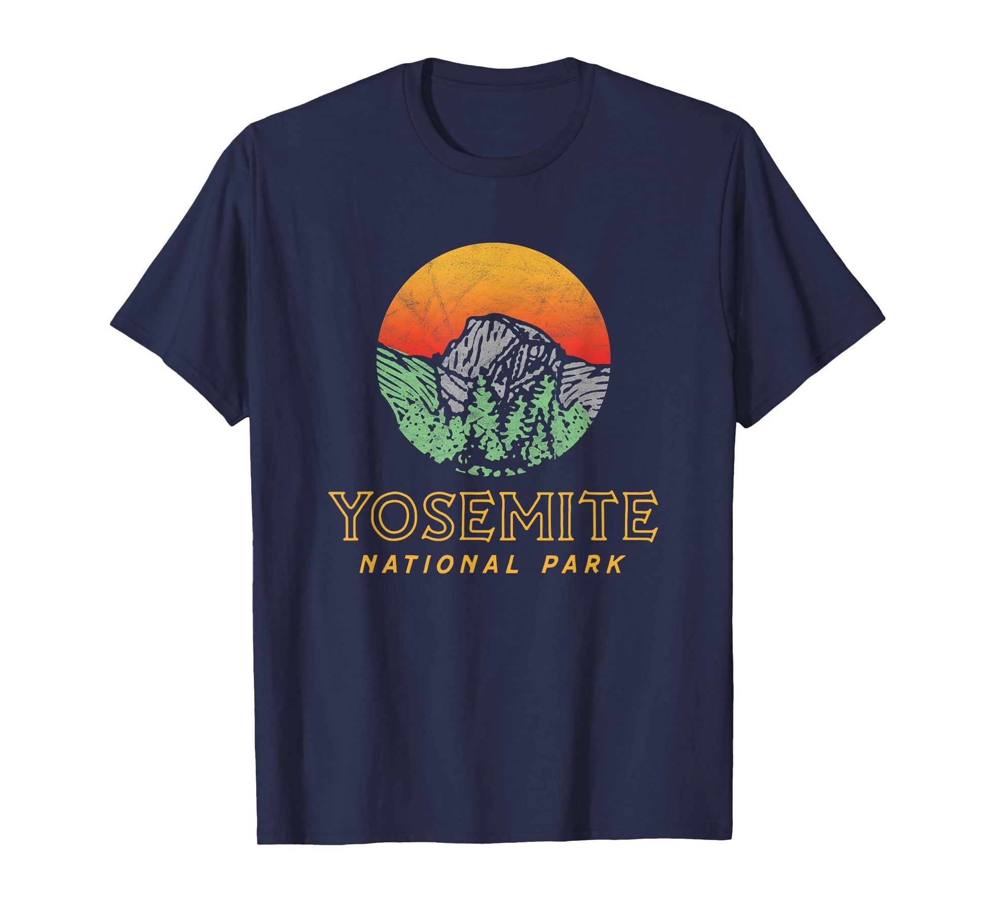 Yosemite National Park Half Dome T-Shirt - Novelty Apparel for Adults - T-Shirt, Sweatshirt, Hoodie