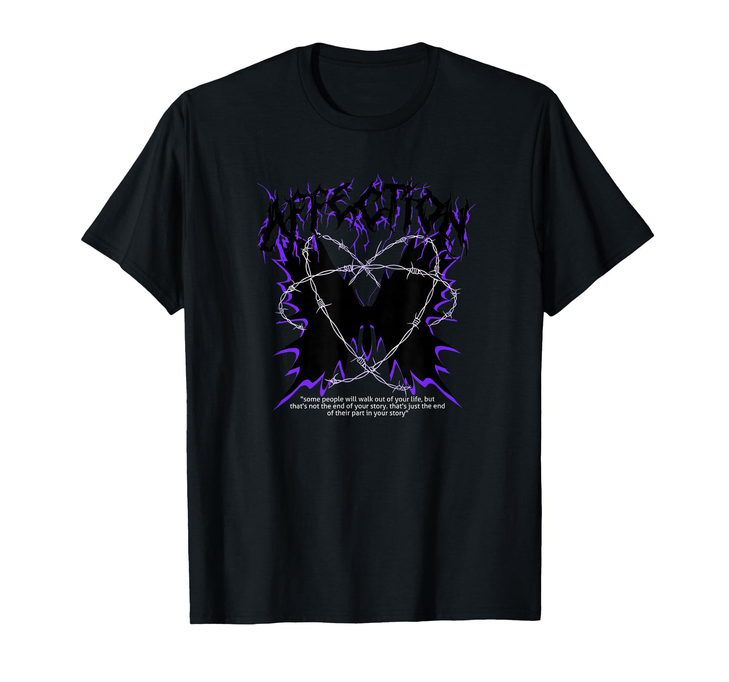 Butterfly Affection Y2K Grunge Aesthetic T-Shirt - Streetwear Style Unisex - T-Shirt, Sweatshirt, Hoodie