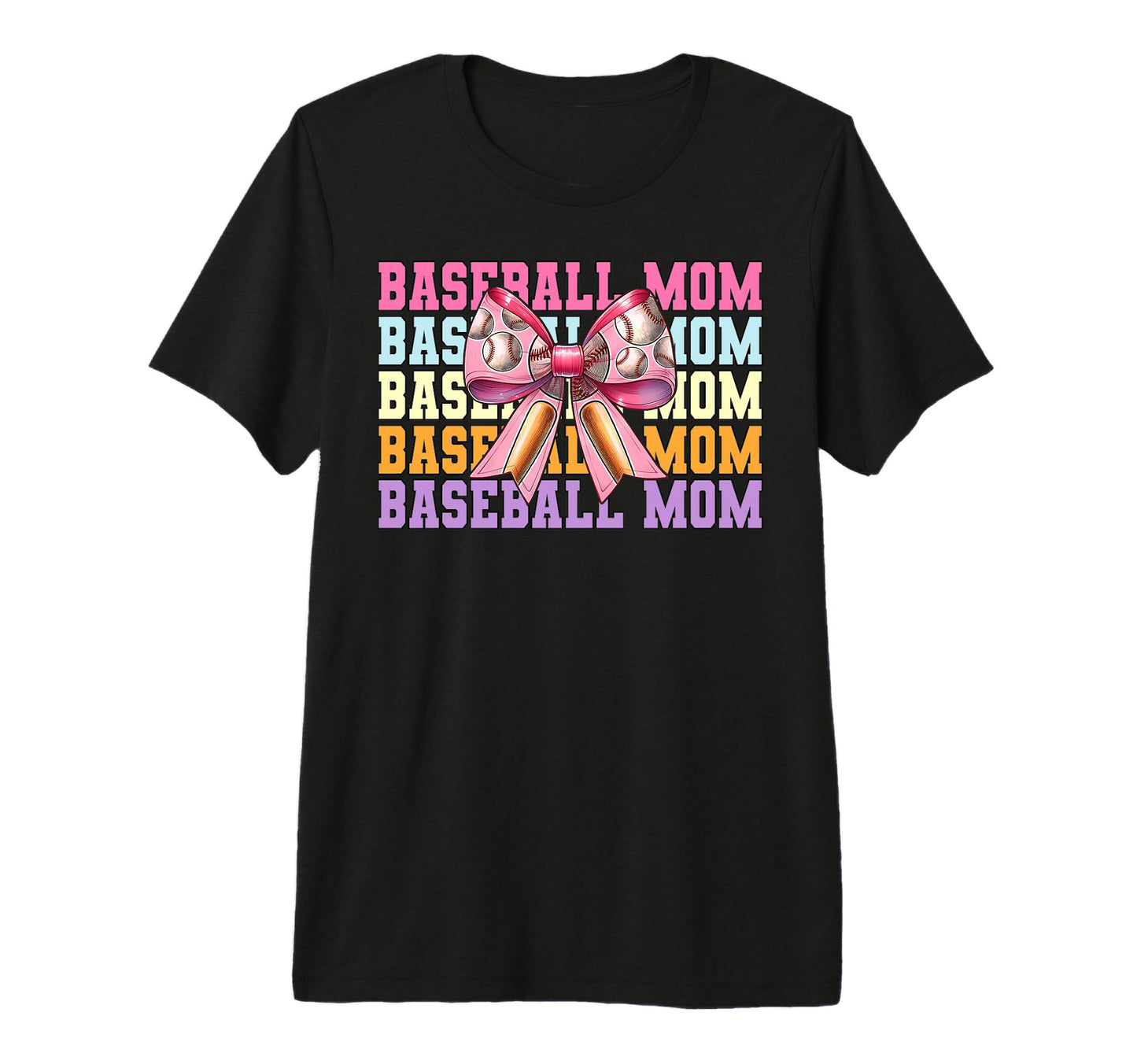 Baseball Mom Baseball Mama Mothers T-Shirt - Custom Art Print for Adults - T-Shirt, Sweatshirt, Hoodie