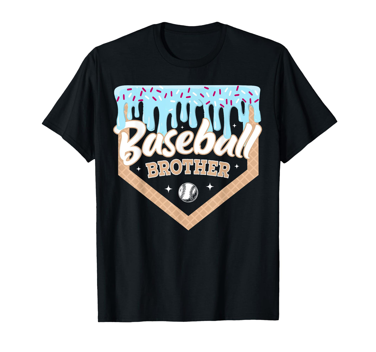 Baseball Drip Brother Ice Cream Home T-Shirt - Novelty Apparel Unisex - T-Shirt, Sweatshirt, Hoodie