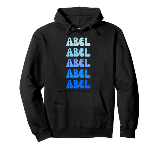 Abel Name Stack Hoodie - Streetwear Style Men Women - T-Shirt, Sweatshirt, Hoodie