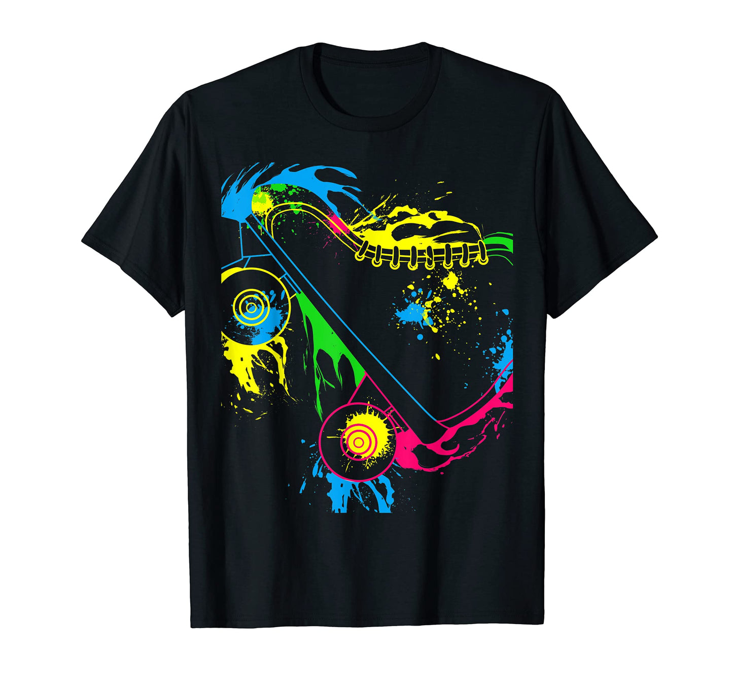 Colourful Roller Skates T-Shirt - Trendy Graphic Unisex - T-Shirt, Sweatshirt, Hoodie